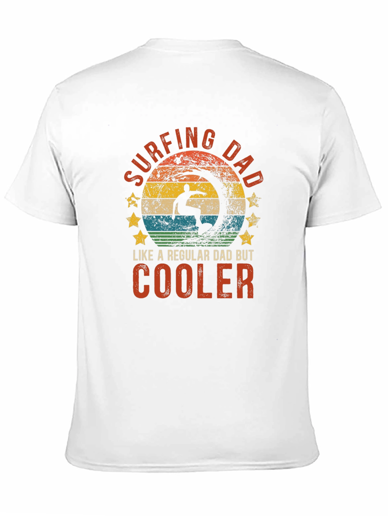 Surfing Dad T-Shirt: Cool Dad Edition
