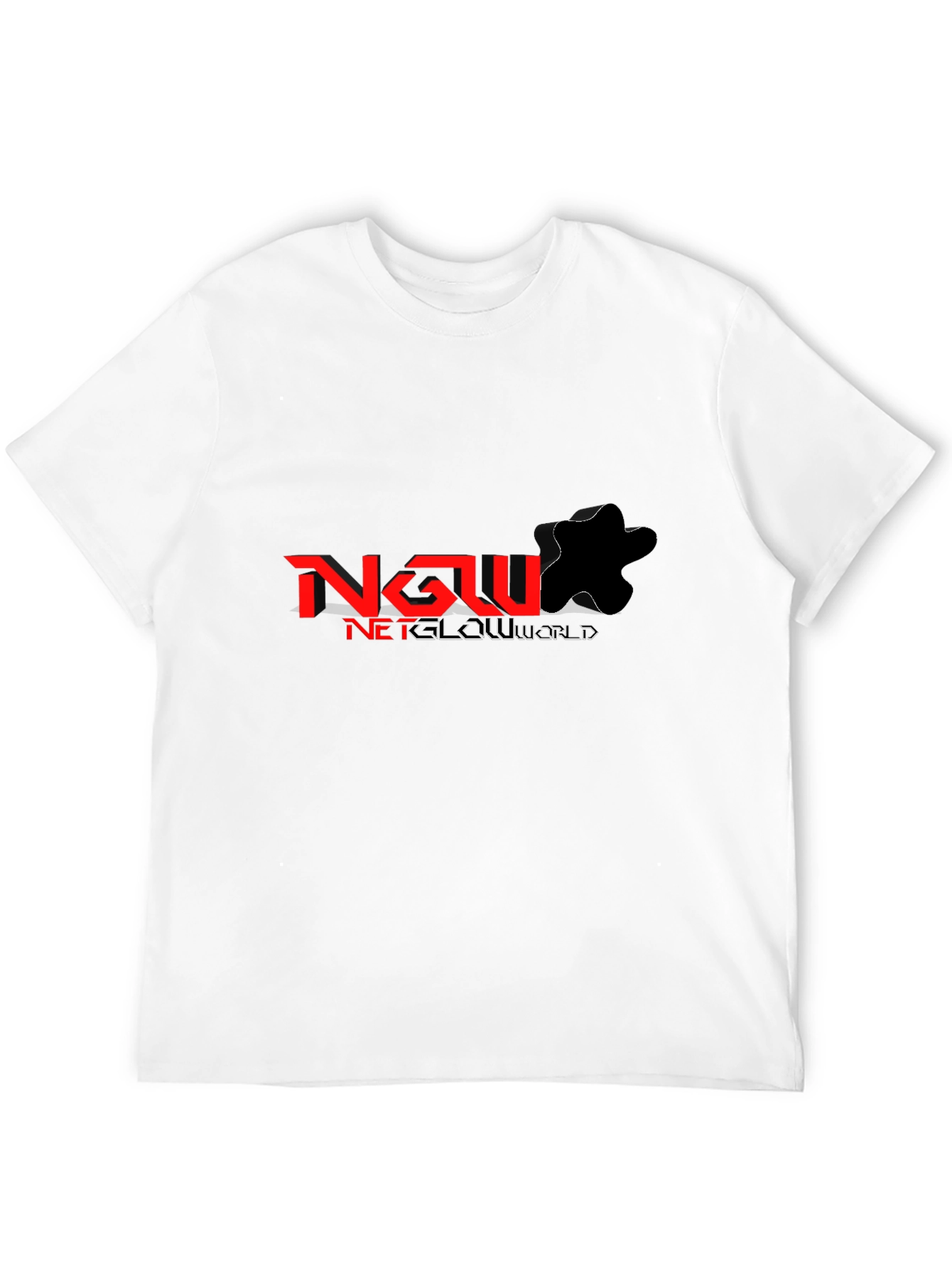 Netglowworld Black Graphic Tee