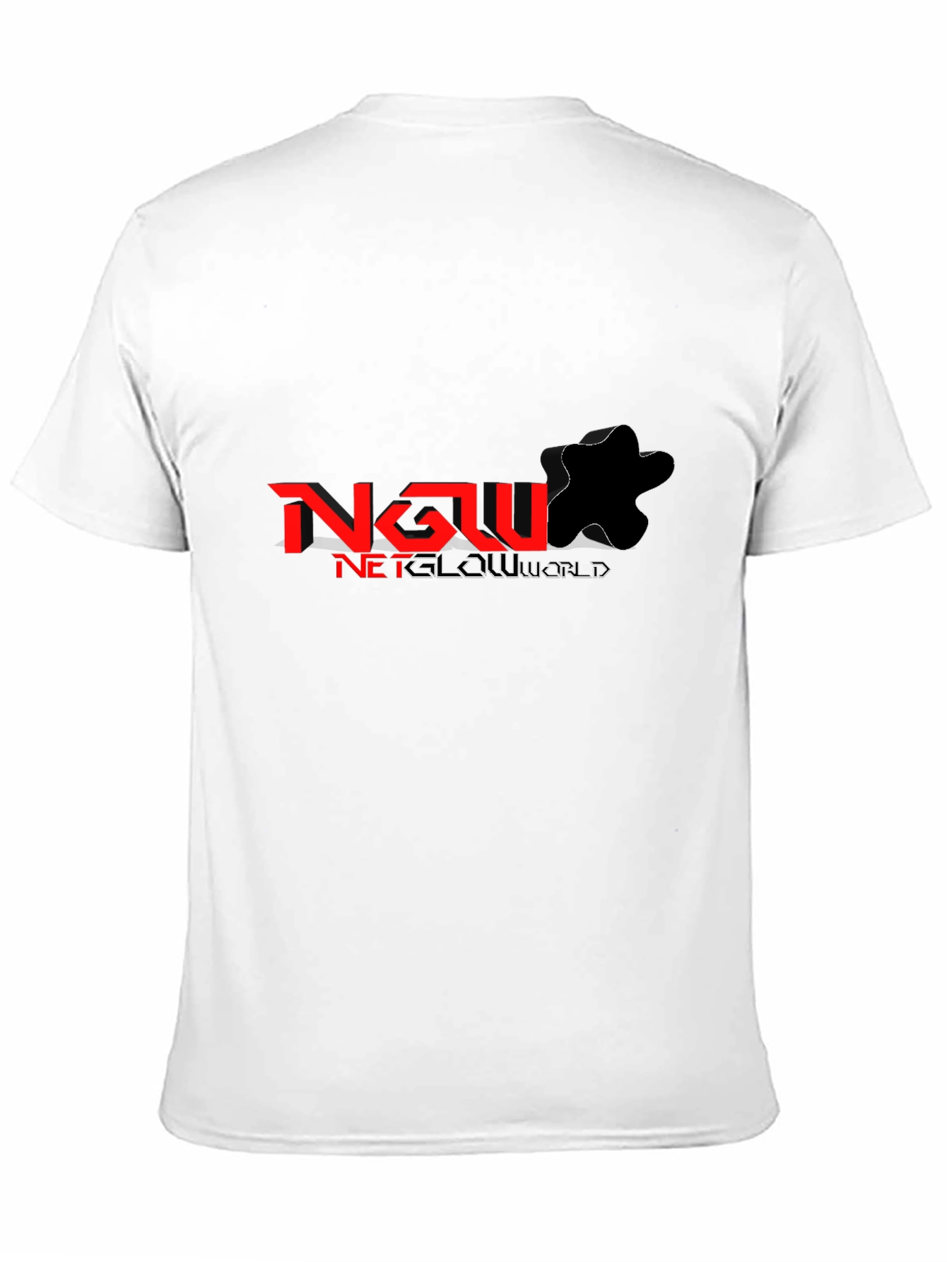 Netglowworld Black Graphic Tee