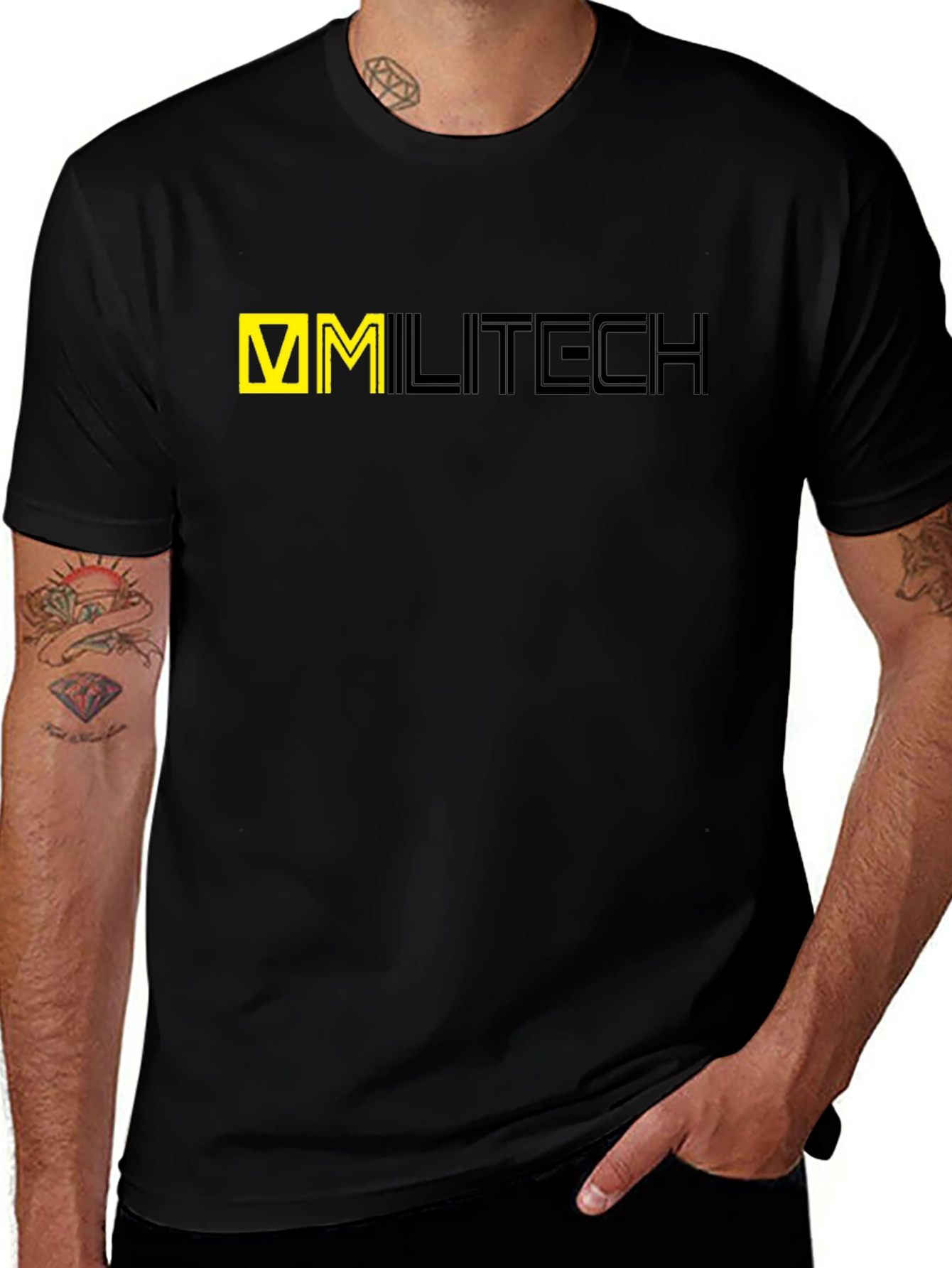 Cyberpunk Militech Graphic T-Shirt