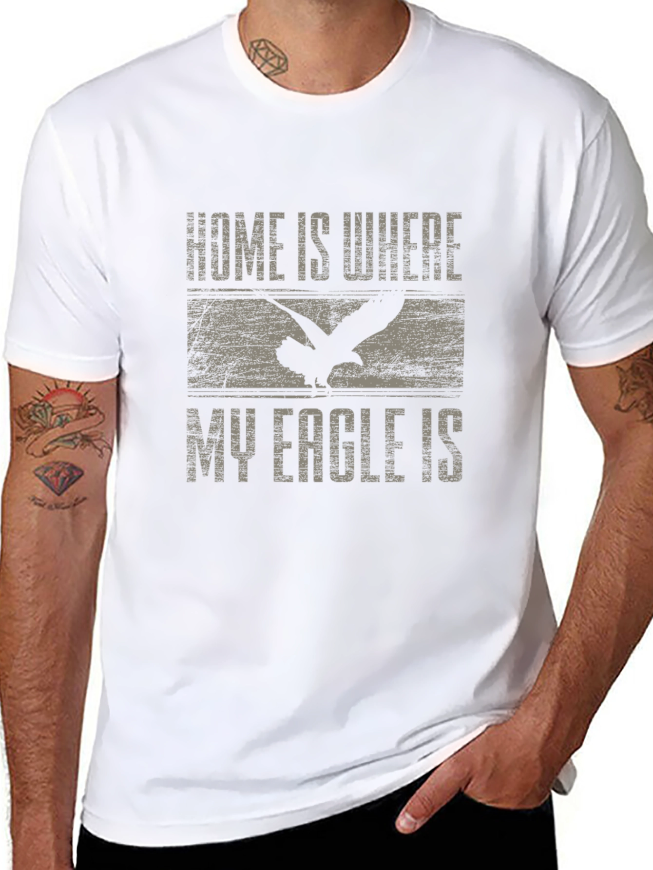 Home is Where My Eagle is Graphic Tee