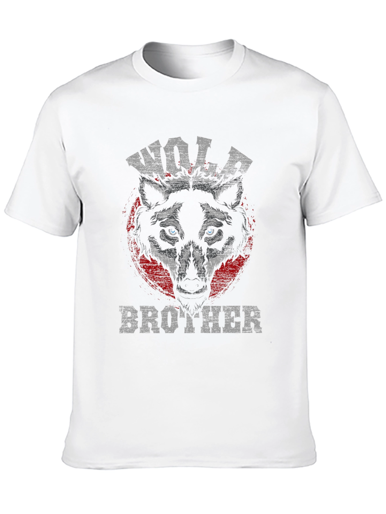 Wolf Brother Graphic T-Shirt - Black