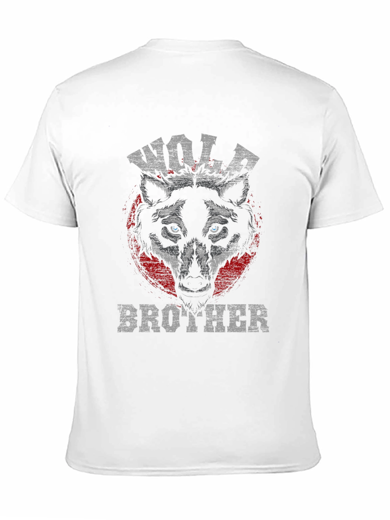 Wolf Brother Graphic T-Shirt - Black