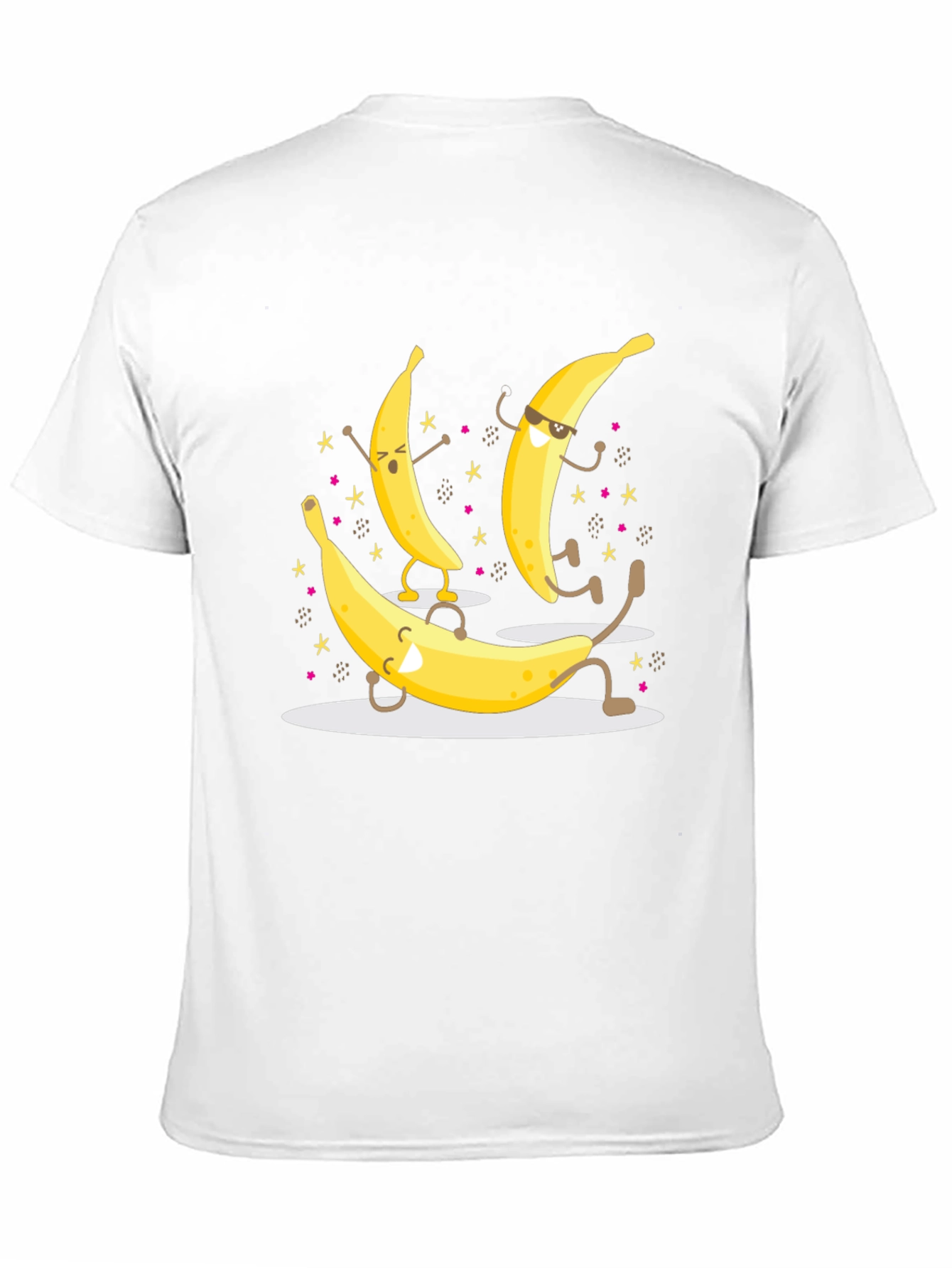 Dancing Banana Graphic T-Shirt - Black