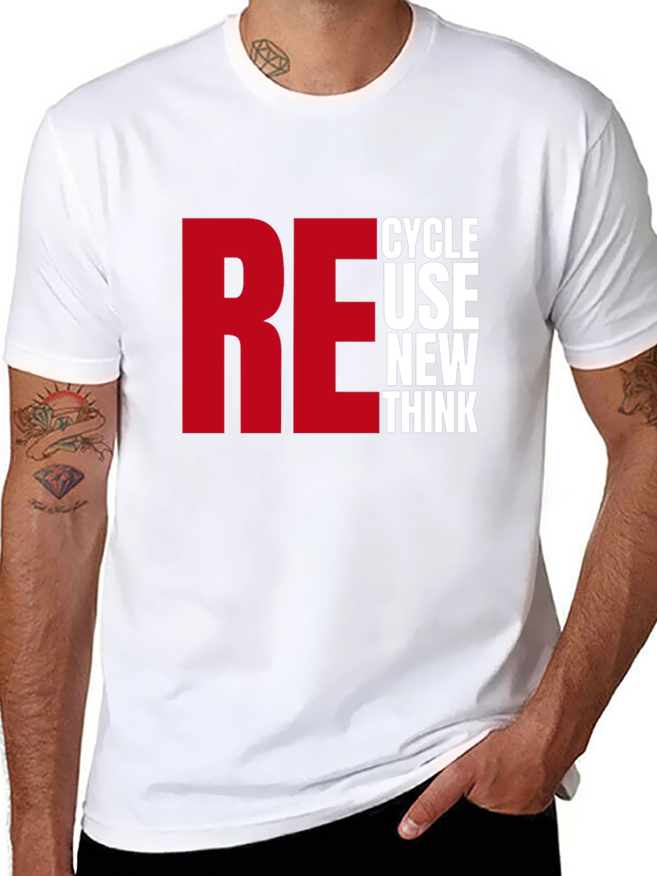 Recycle Reuse Renew Think T-Shirt