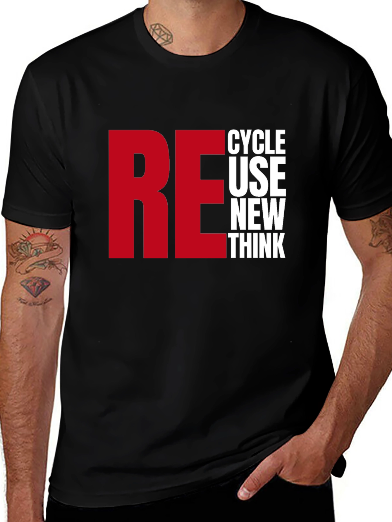 Recycle Reuse Renew Think T-Shirt