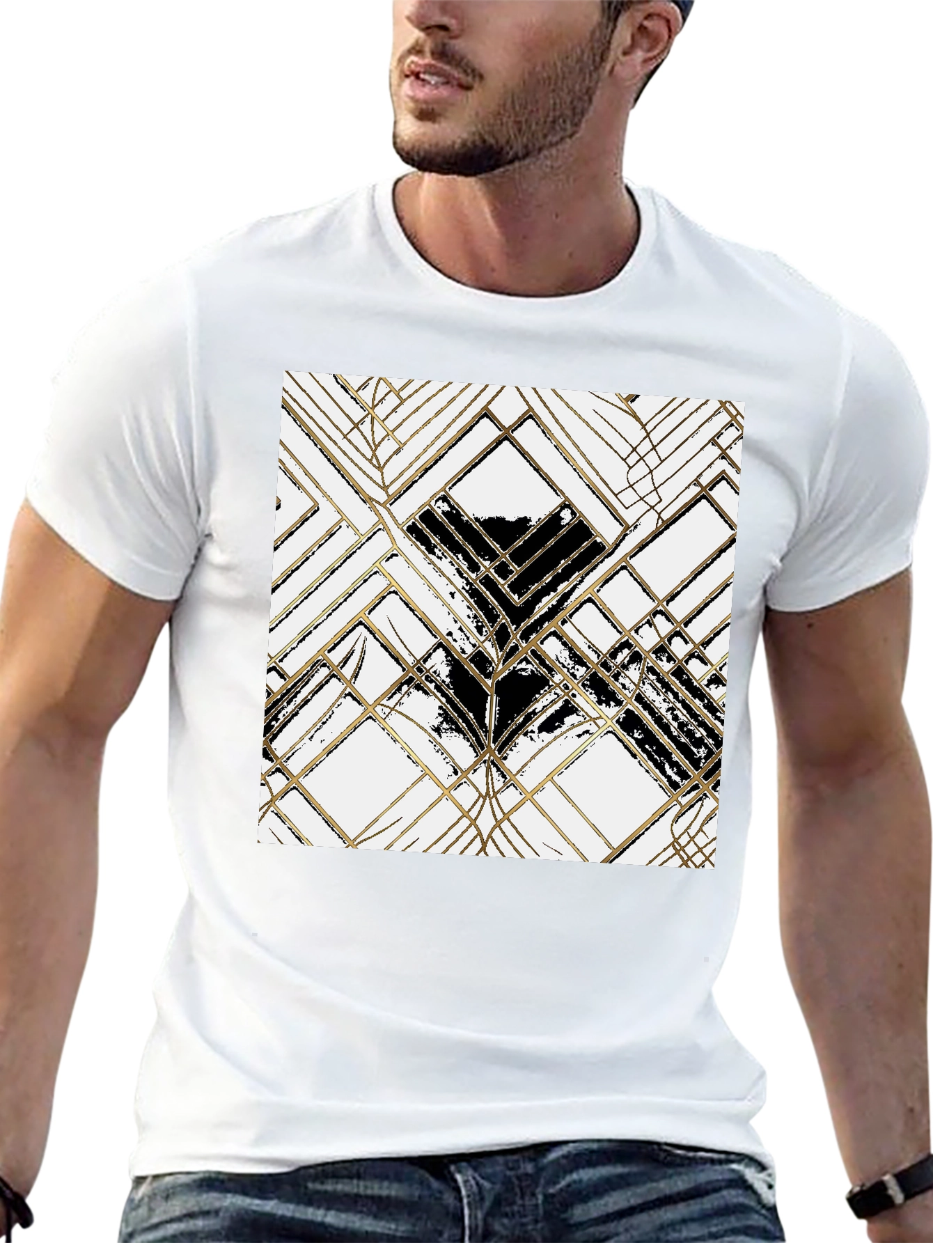 Abstract Geometric Art T-Shirt