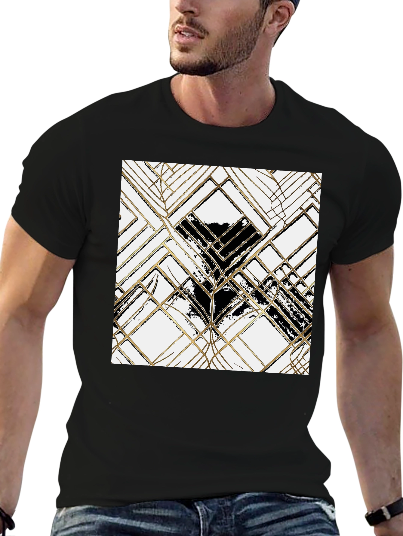 Abstract Geometric Art T-Shirt