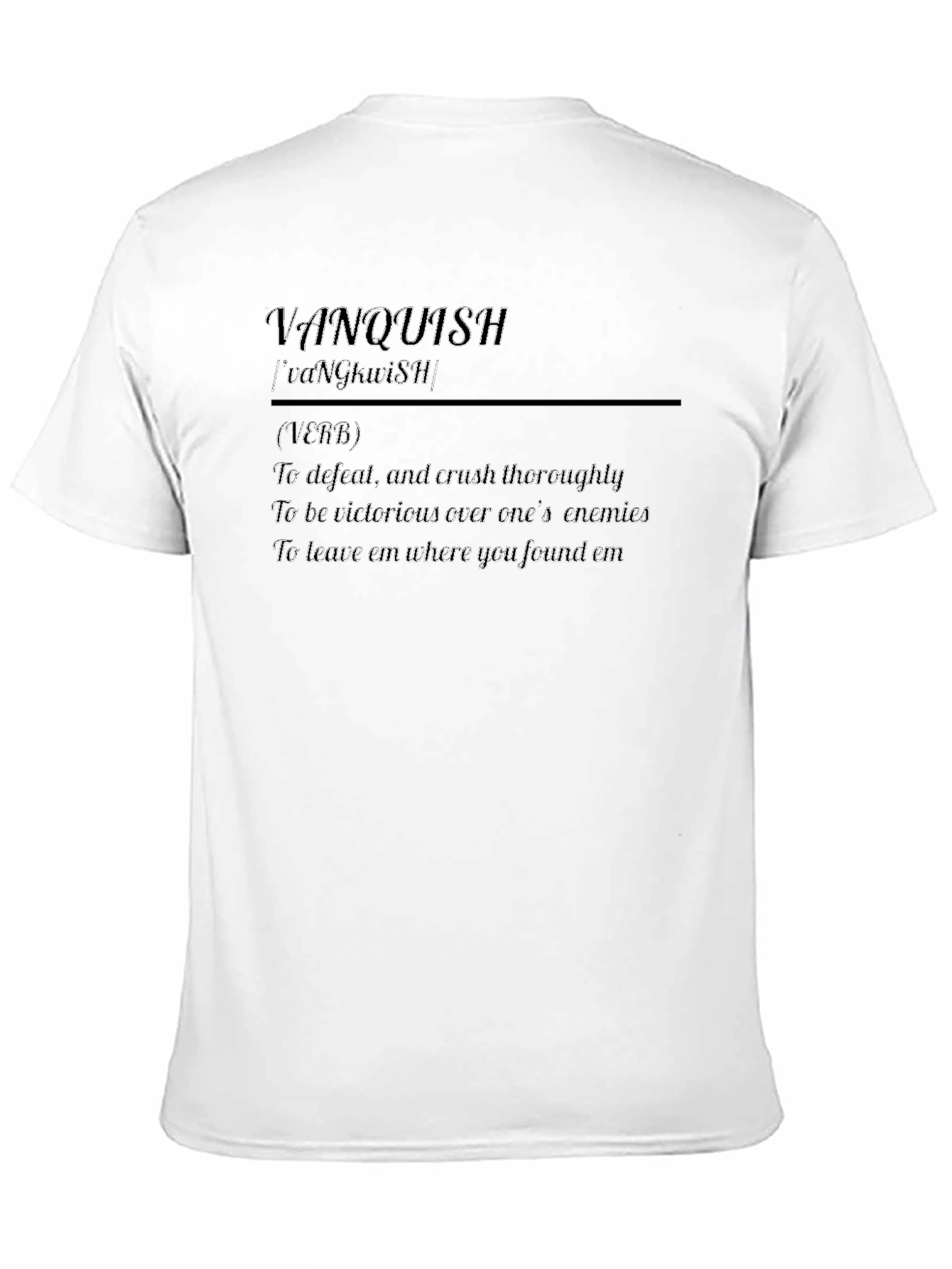 Vanquish Definition Graphic T-Shirt