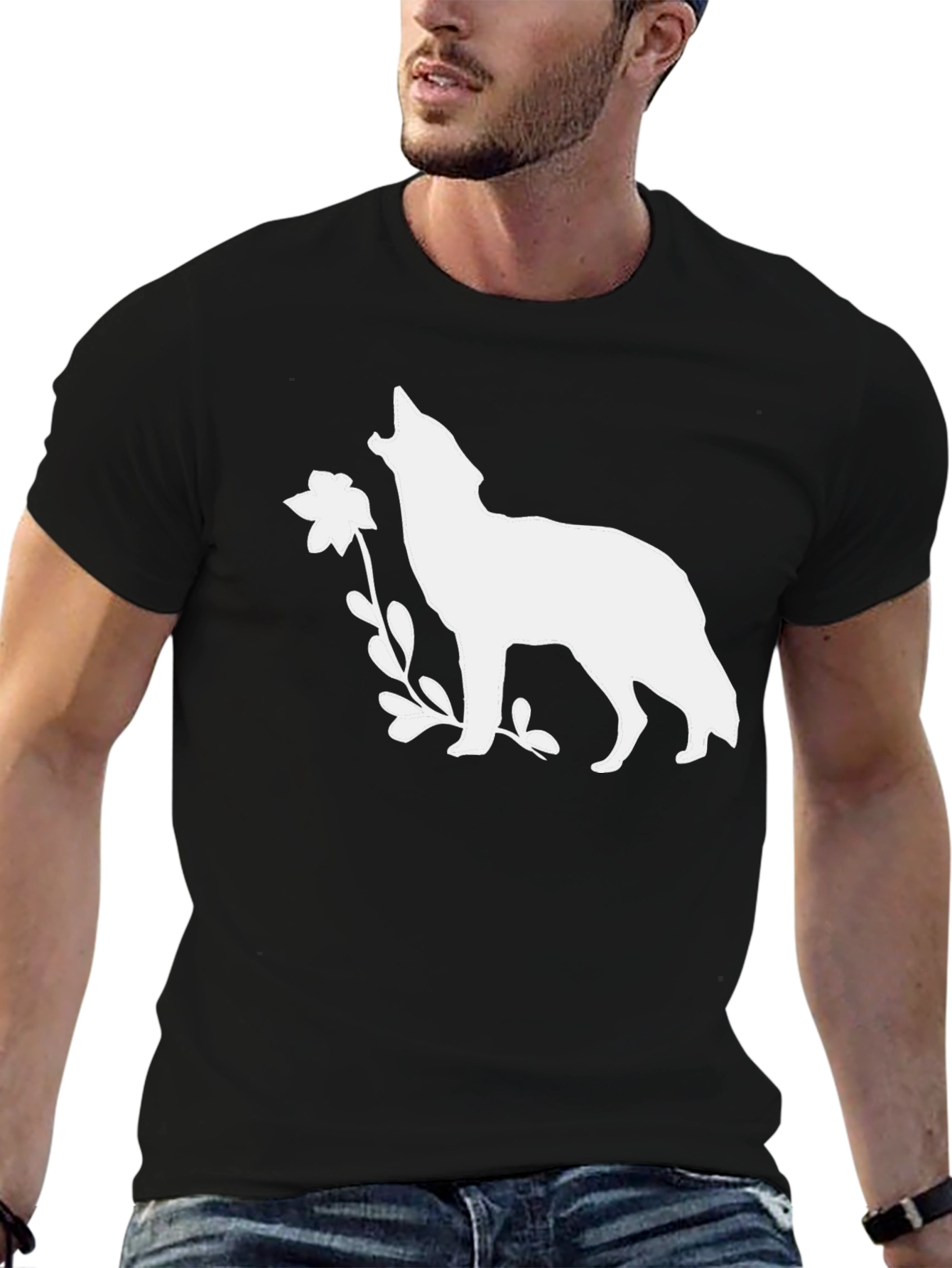 Wolf Flower T-Shirt