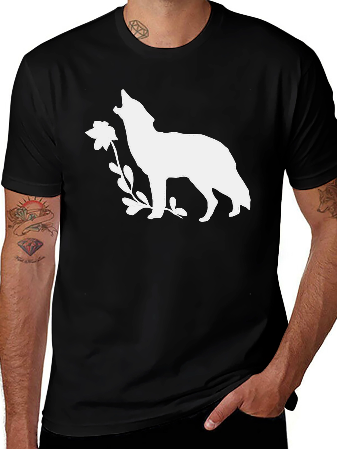 Wolf Flower T-Shirt