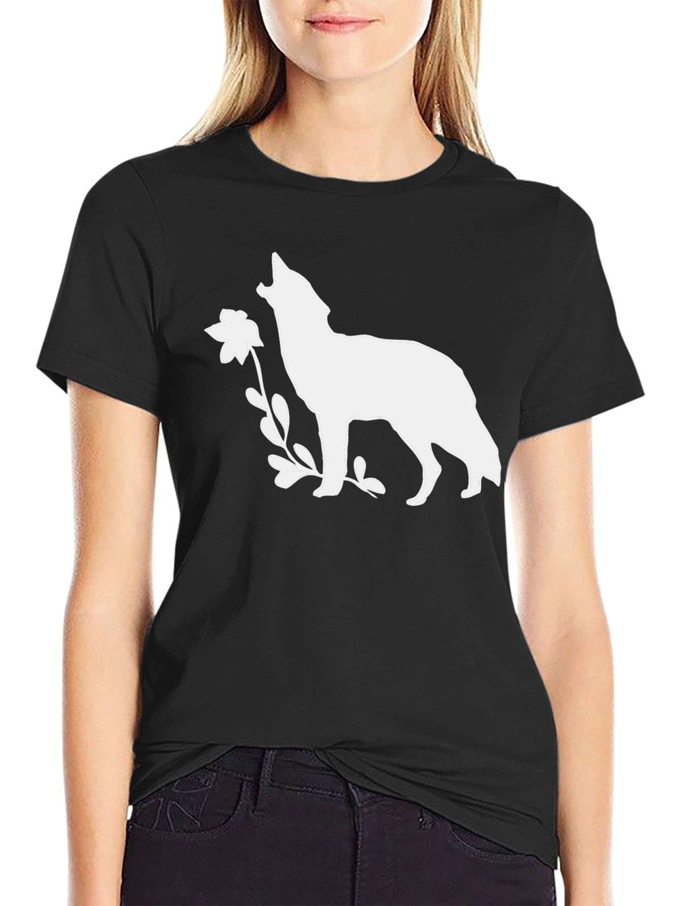 Wolf Flower T-Shirt