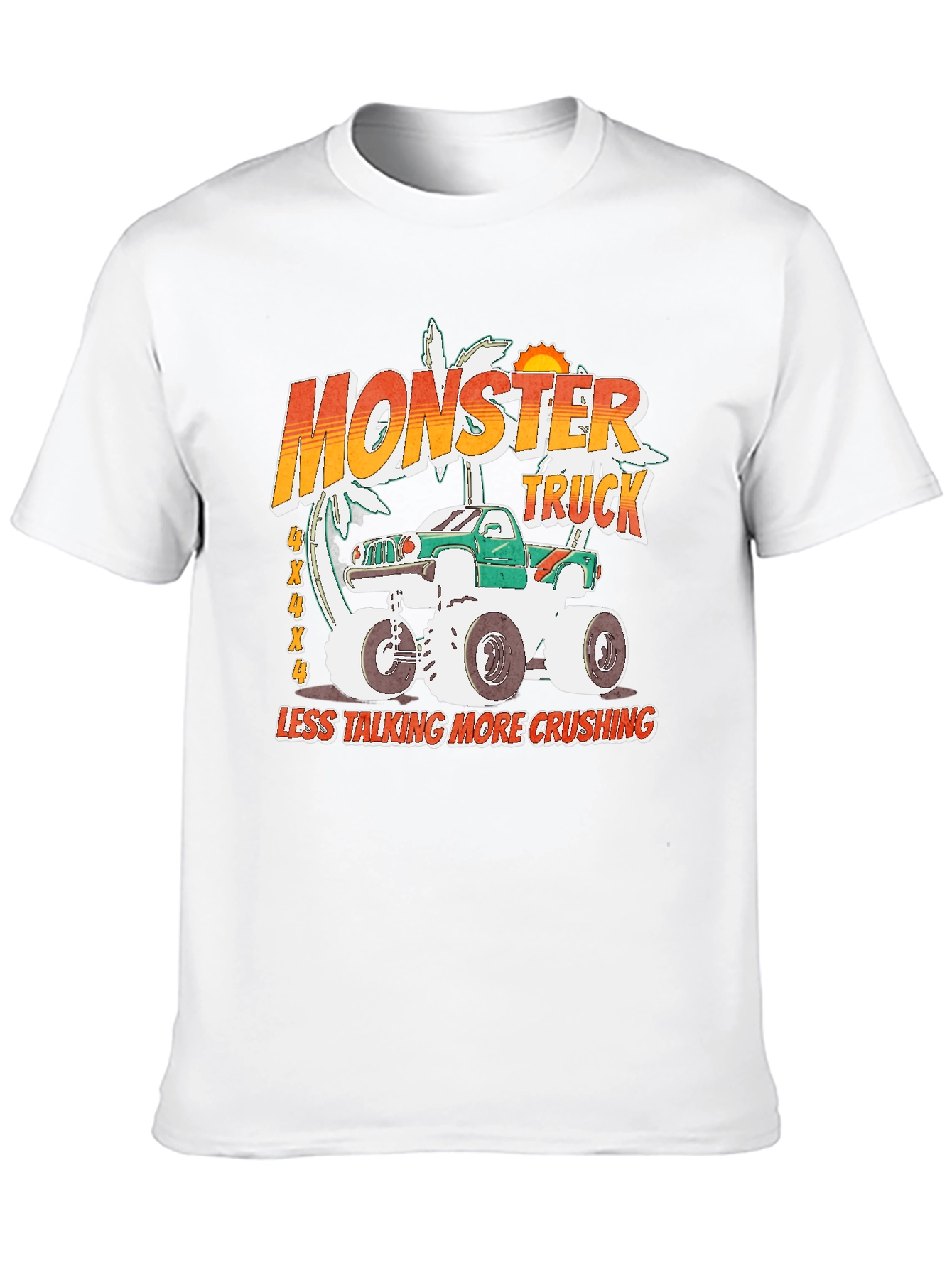 Monster Truck Graphic Tee - Crushing It!