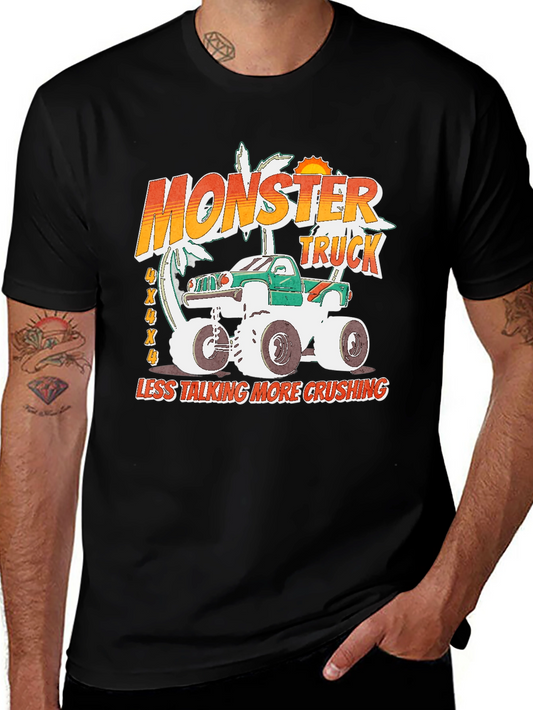 Monster Truck Graphic Tee - Crushing It!