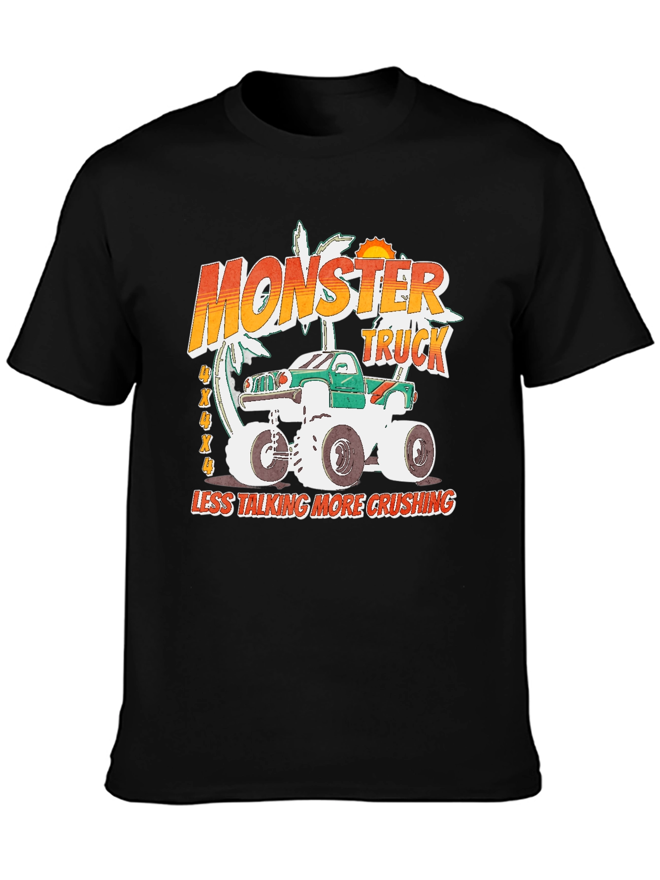 Monster Truck Graphic Tee - Crushing It!