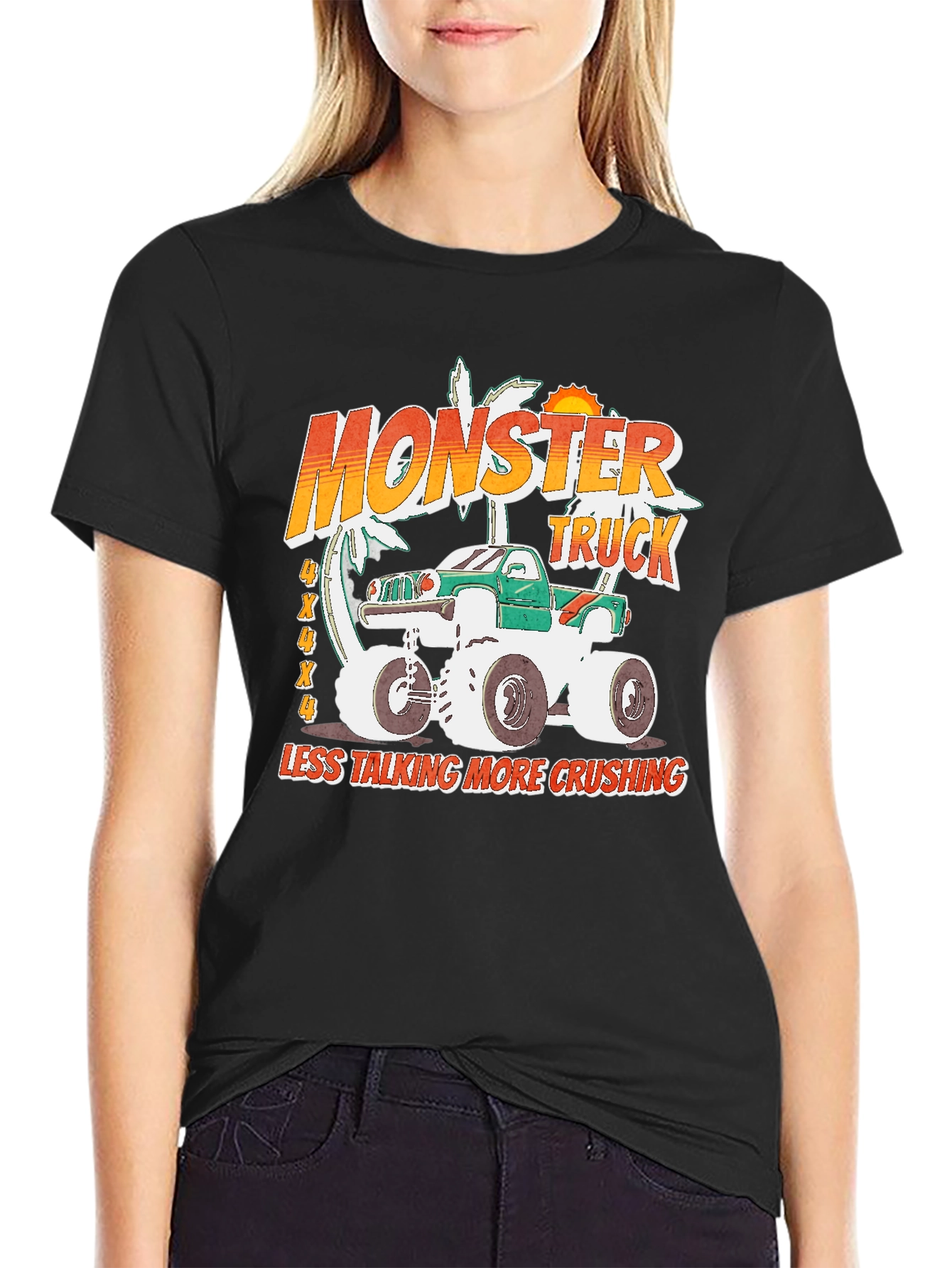 Monster Truck Graphic Tee - Crushing It!