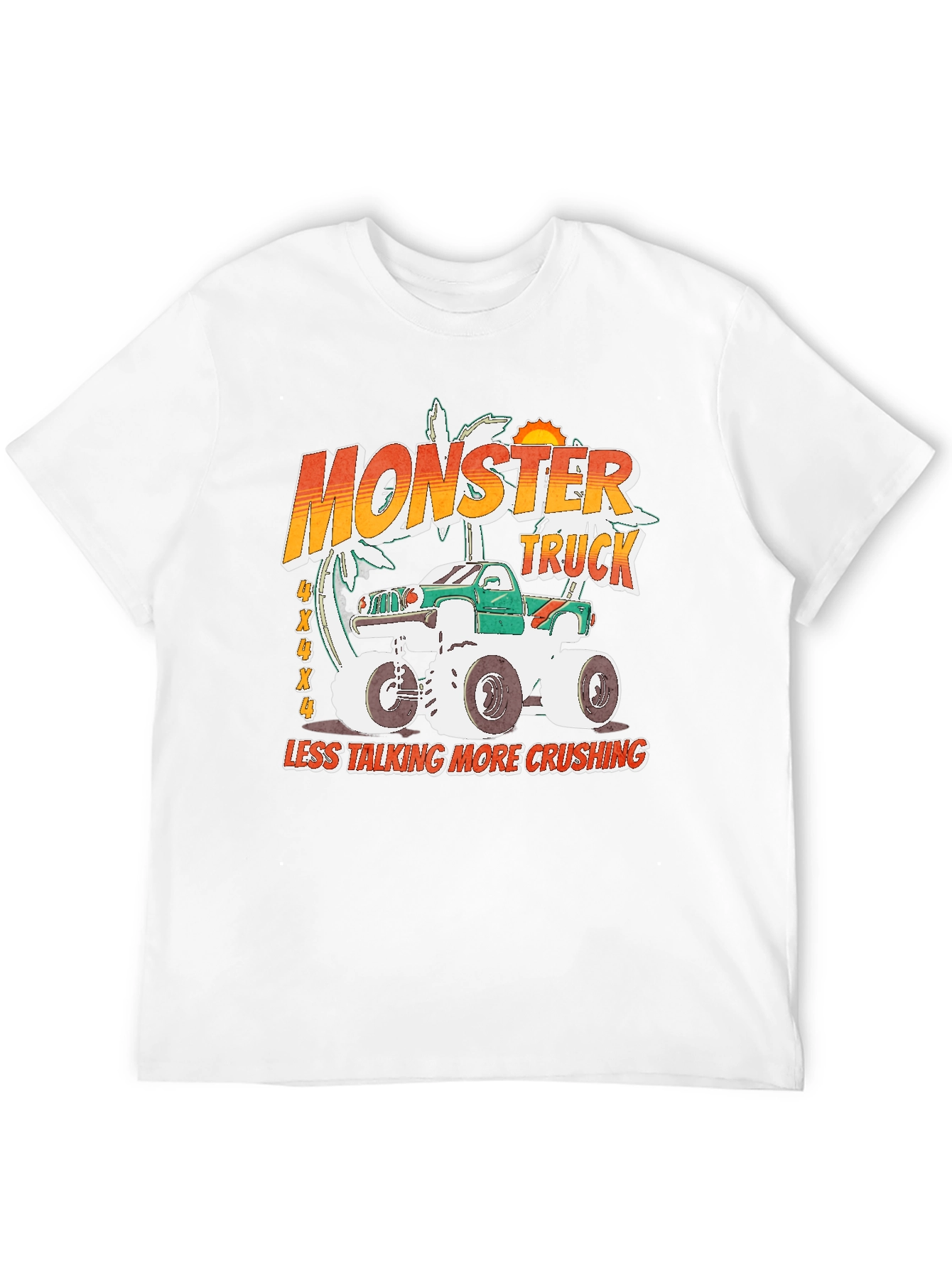 Monster Truck Graphic Tee - Crushing It!
