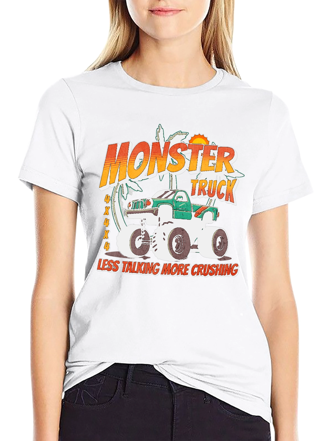 Monster Truck Graphic Tee - Crushing It!
