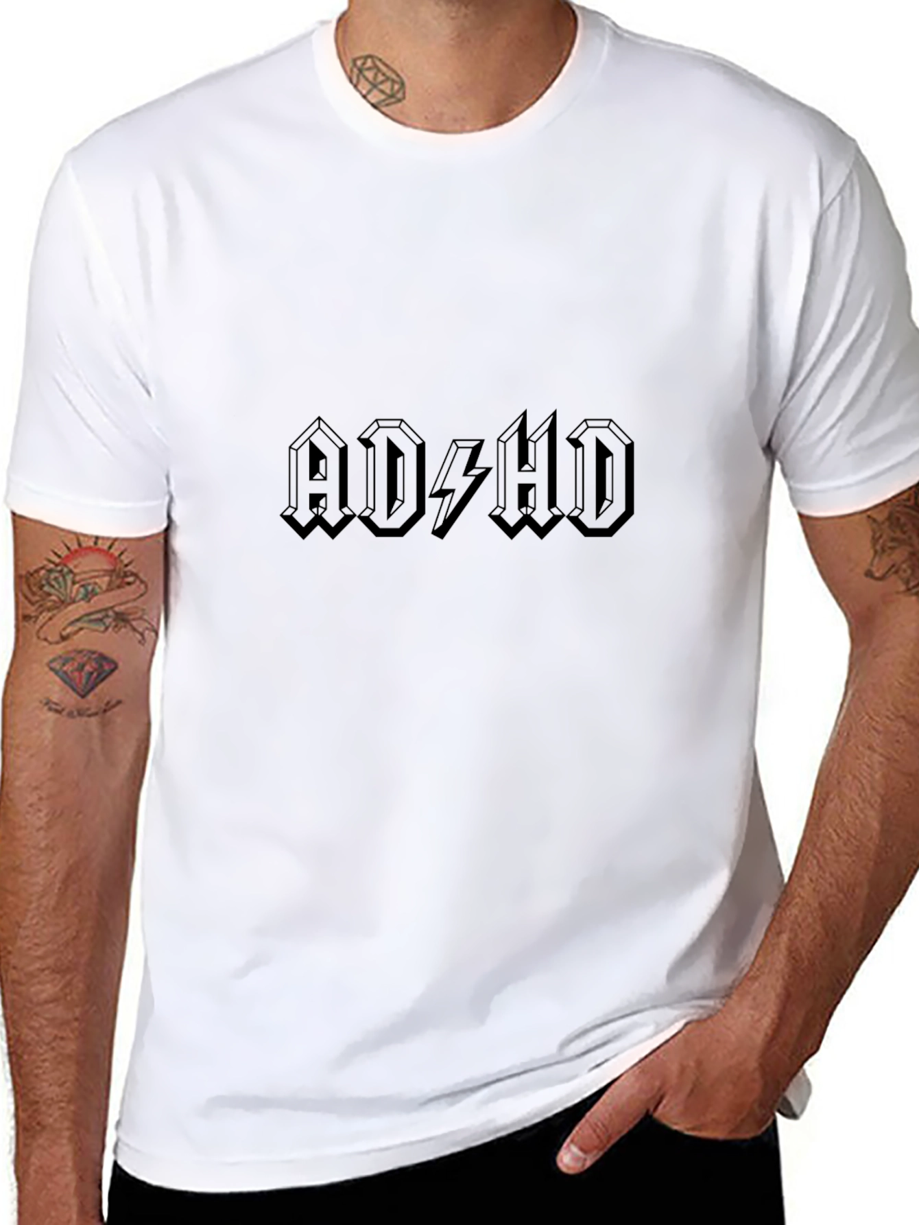 ADSHD T-Shirt - Rock Band Style