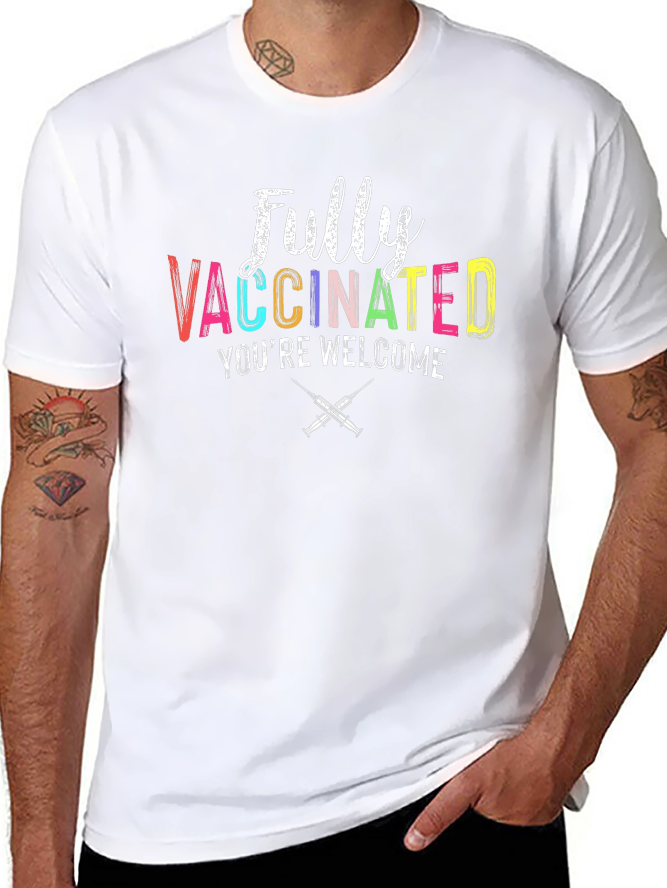Fully Vaccinated Youre Welcome Graphic Tee
