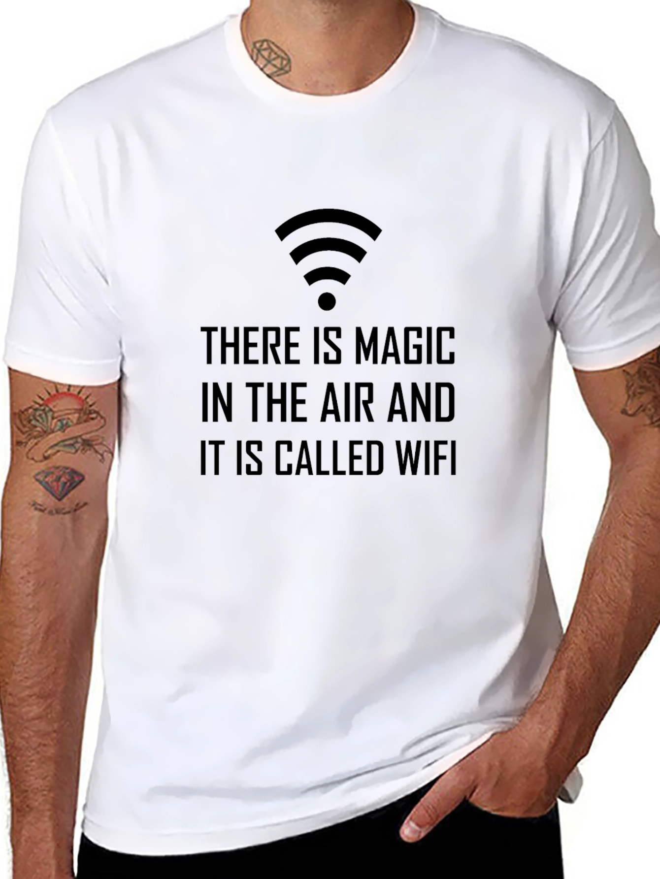 Magic in the Air - Funny WiFi T-Shirt