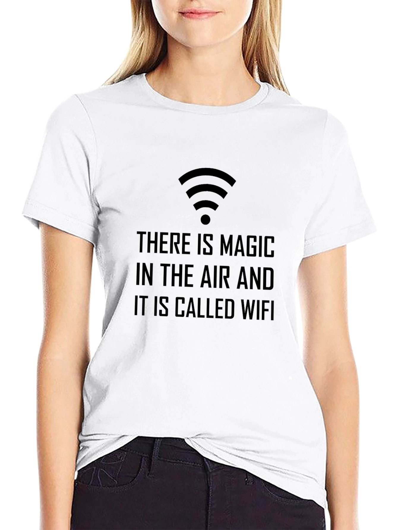 Magic in the Air - Funny WiFi T-Shirt