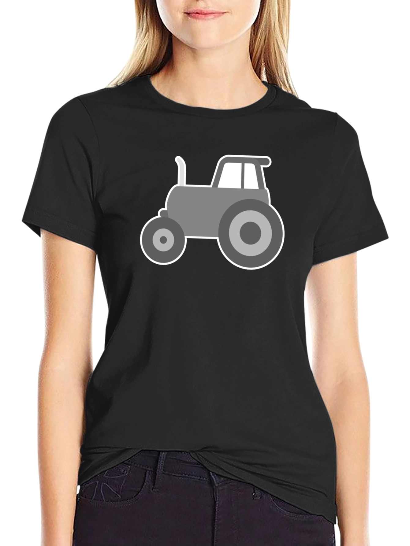 Tractor Graphic Tee - Modern Farm Style