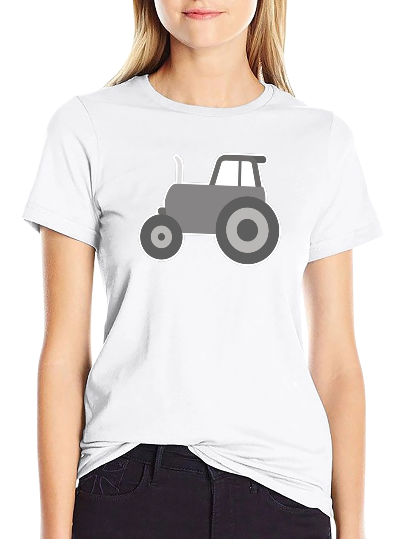 Tractor Graphic Tee - Modern Farm Style