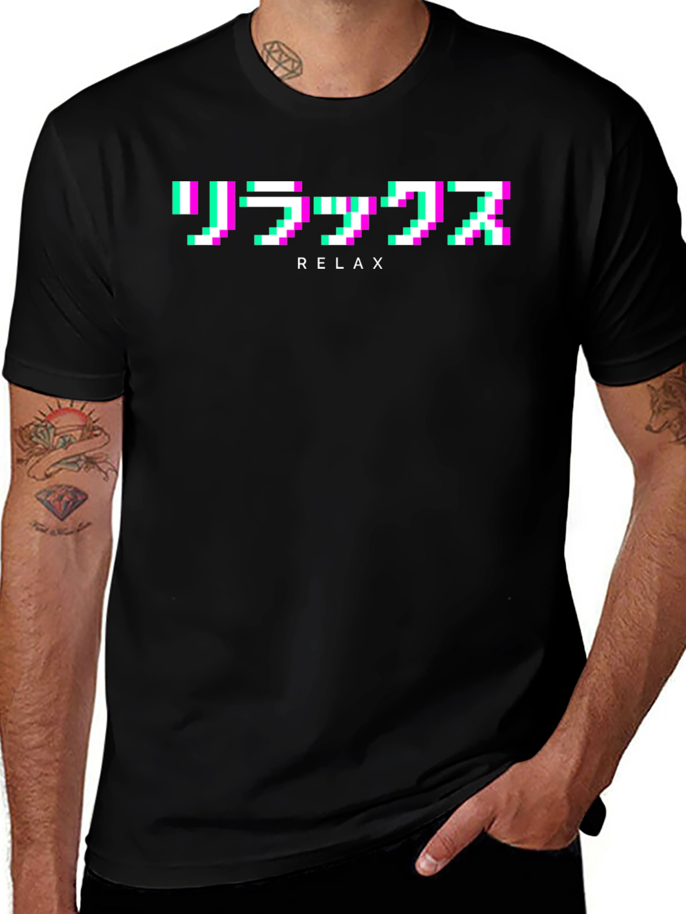 Relax T-Shirt - Japanese Pixel Art Style