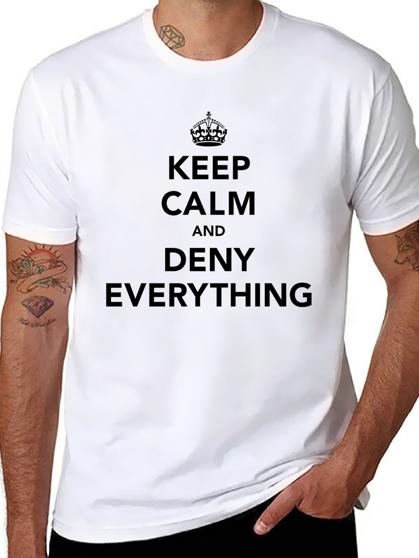Keep Calm and Deny Everything T-Shirt