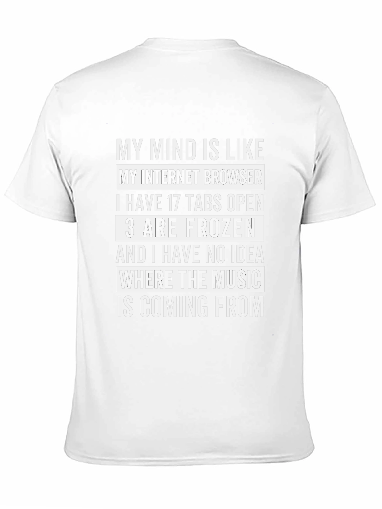 Funny Internet Browser Mind T-Shirt