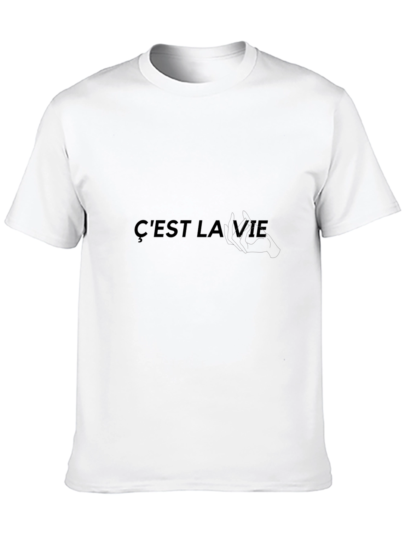Cest La Vie Black T-Shirt