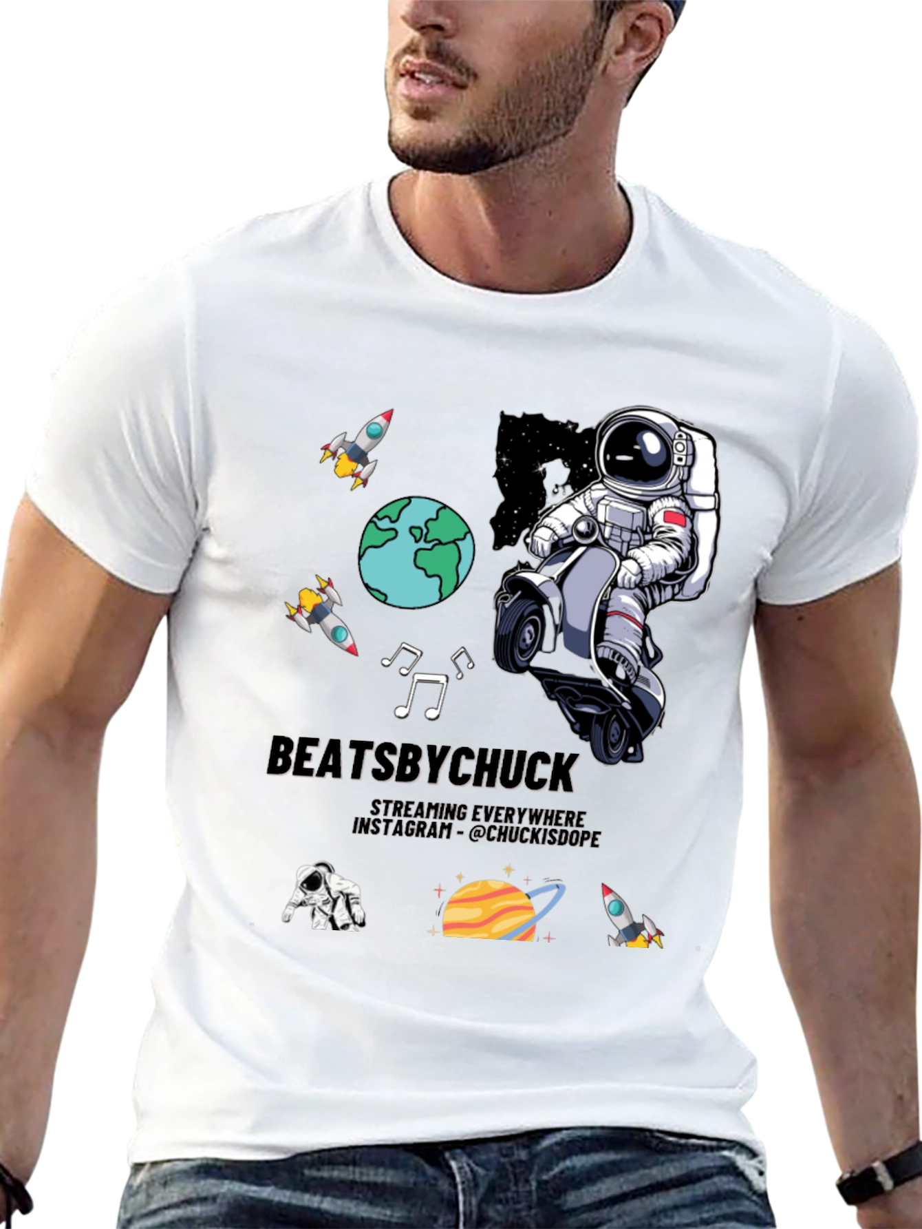 BeatsByChuck Space Graphic T-Shirt