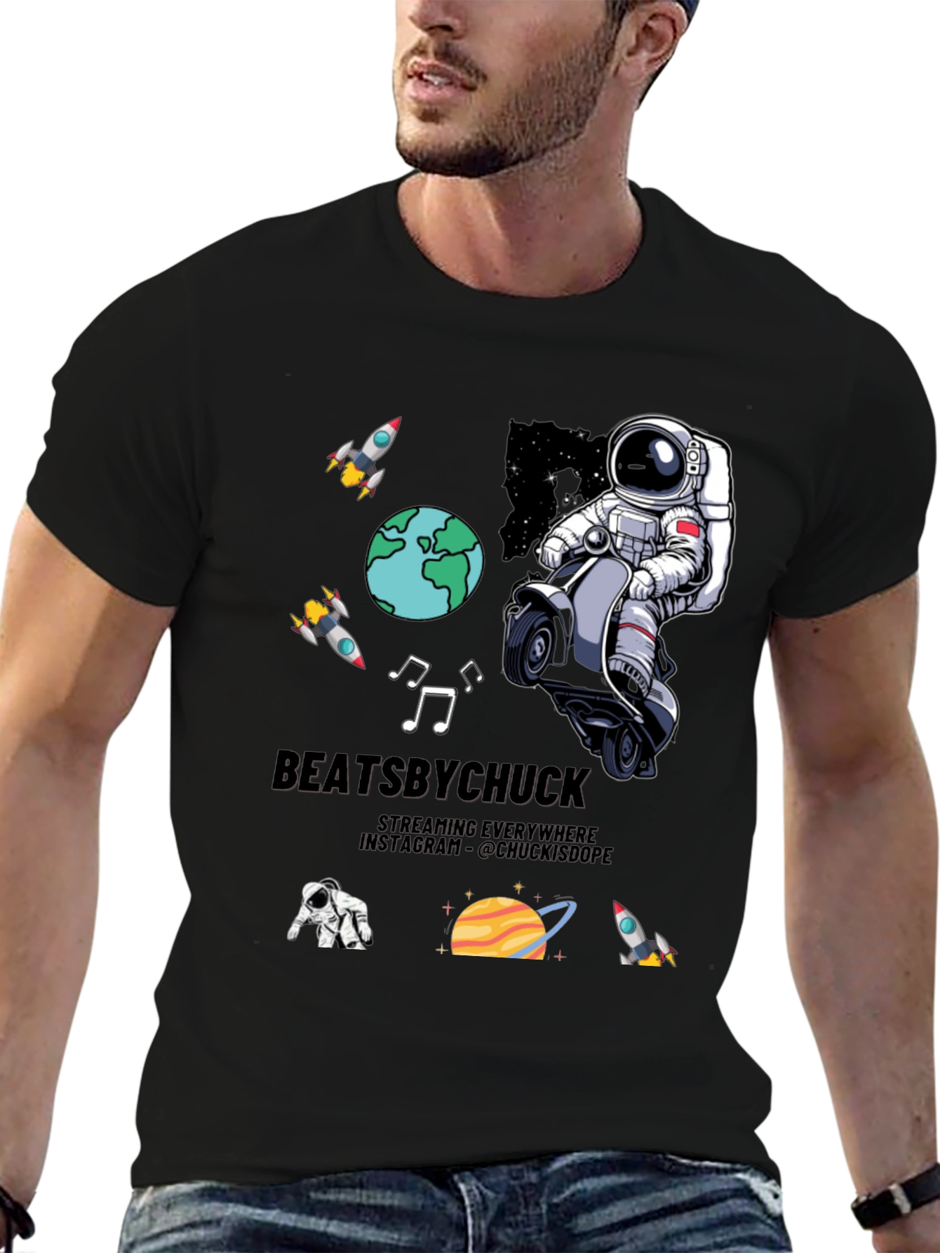 BeatsByChuck Space Graphic T-Shirt
