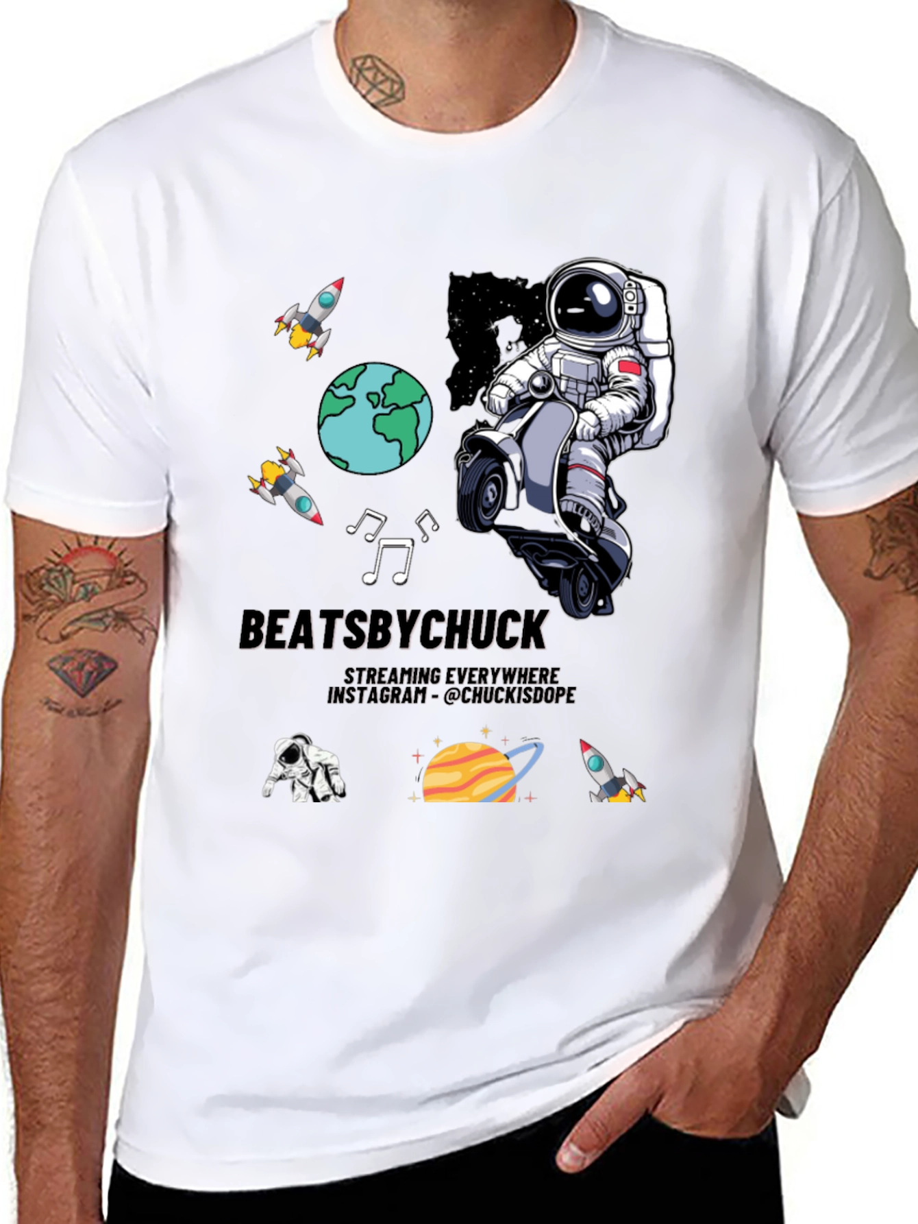 BeatsByChuck Space Graphic T-Shirt