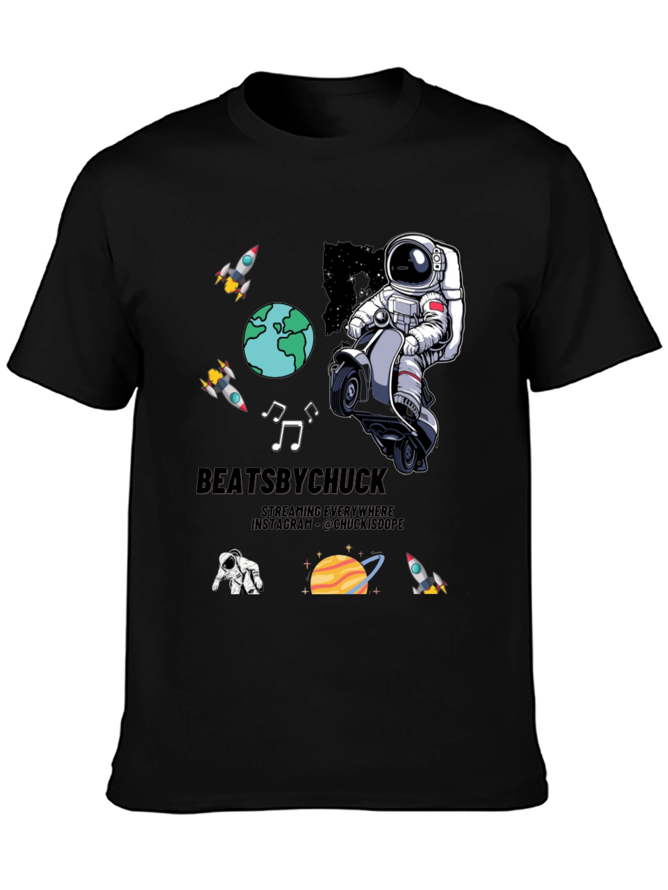 BeatsByChuck Space Graphic T-Shirt