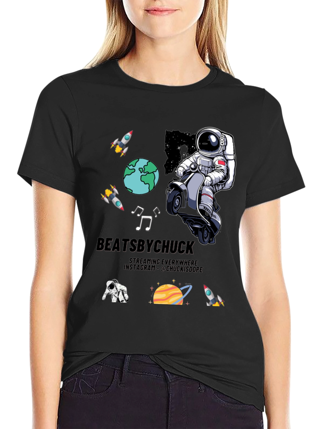 BeatsByChuck Space Graphic T-Shirt