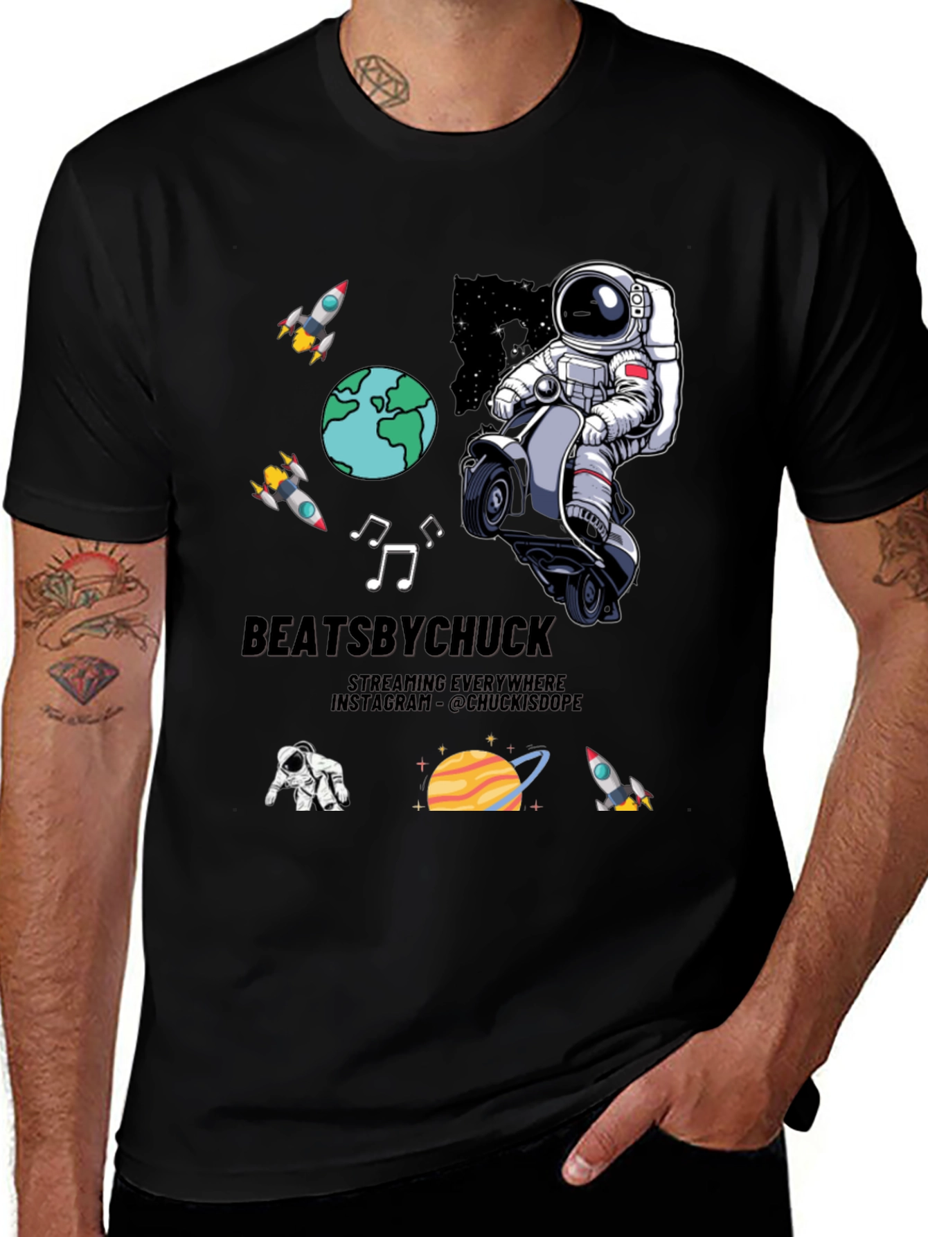 BeatsByChuck Space Graphic T-Shirt