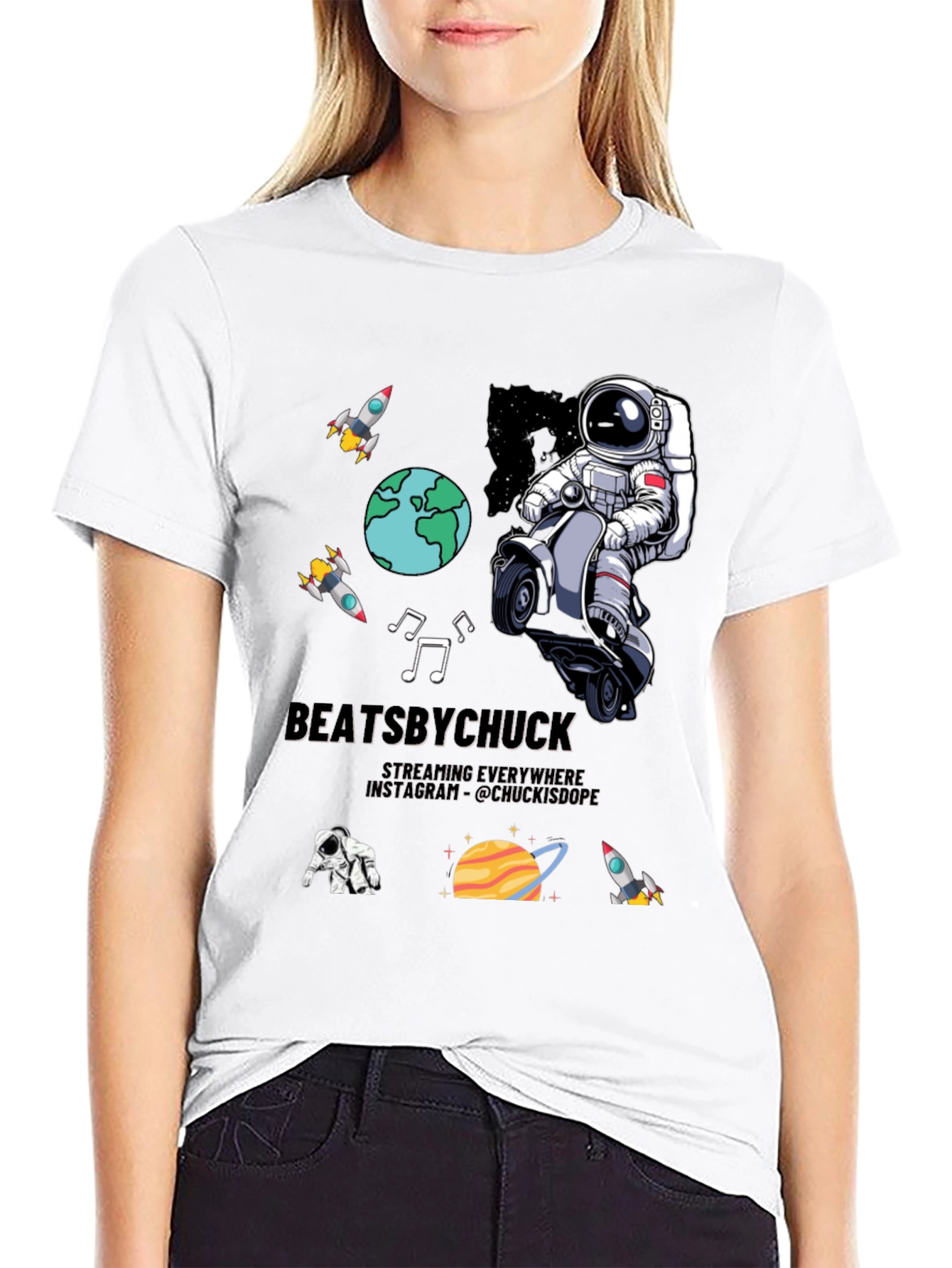 BeatsByChuck Space Graphic T-Shirt