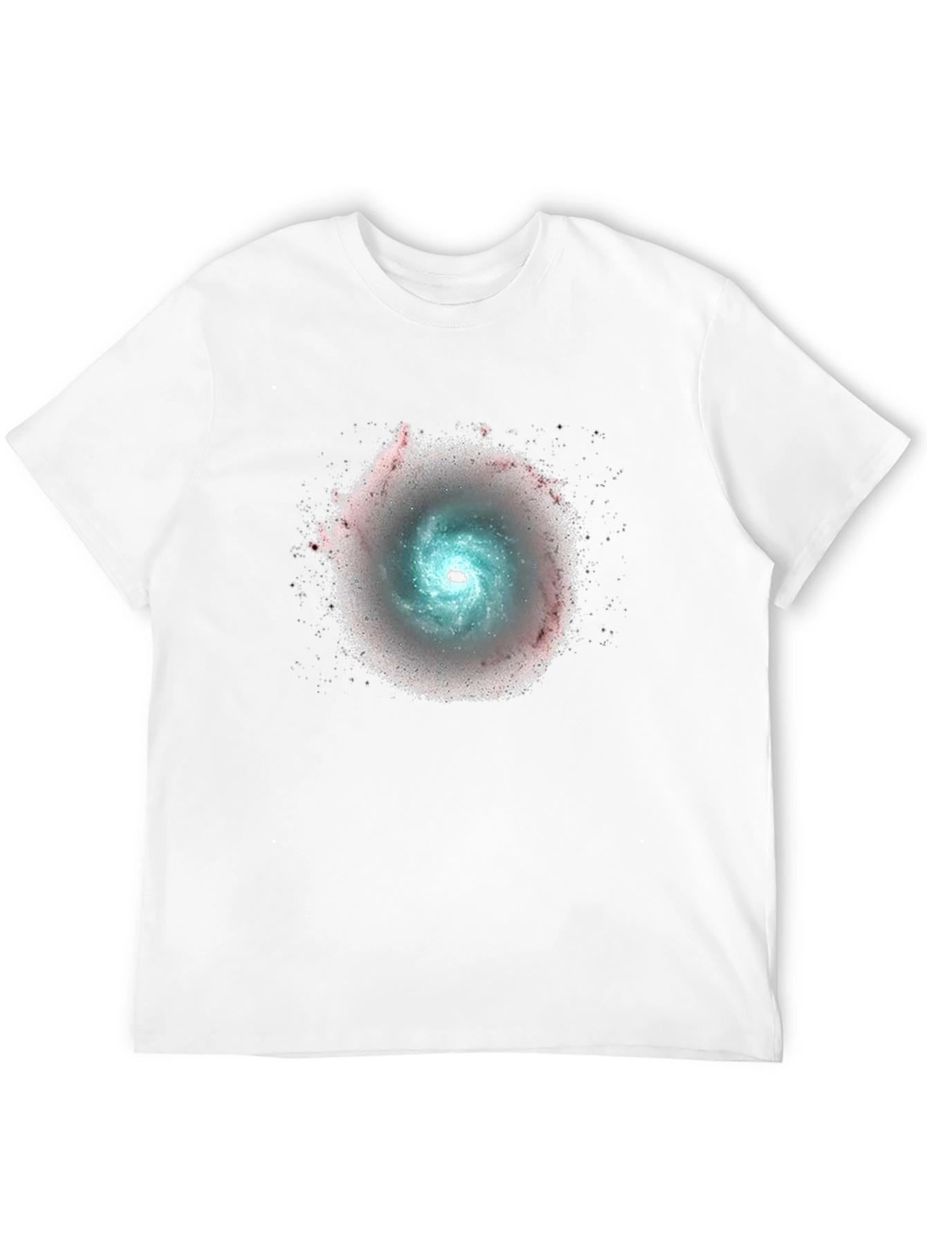 Galaxy Swirl Graphic Black T-Shirt