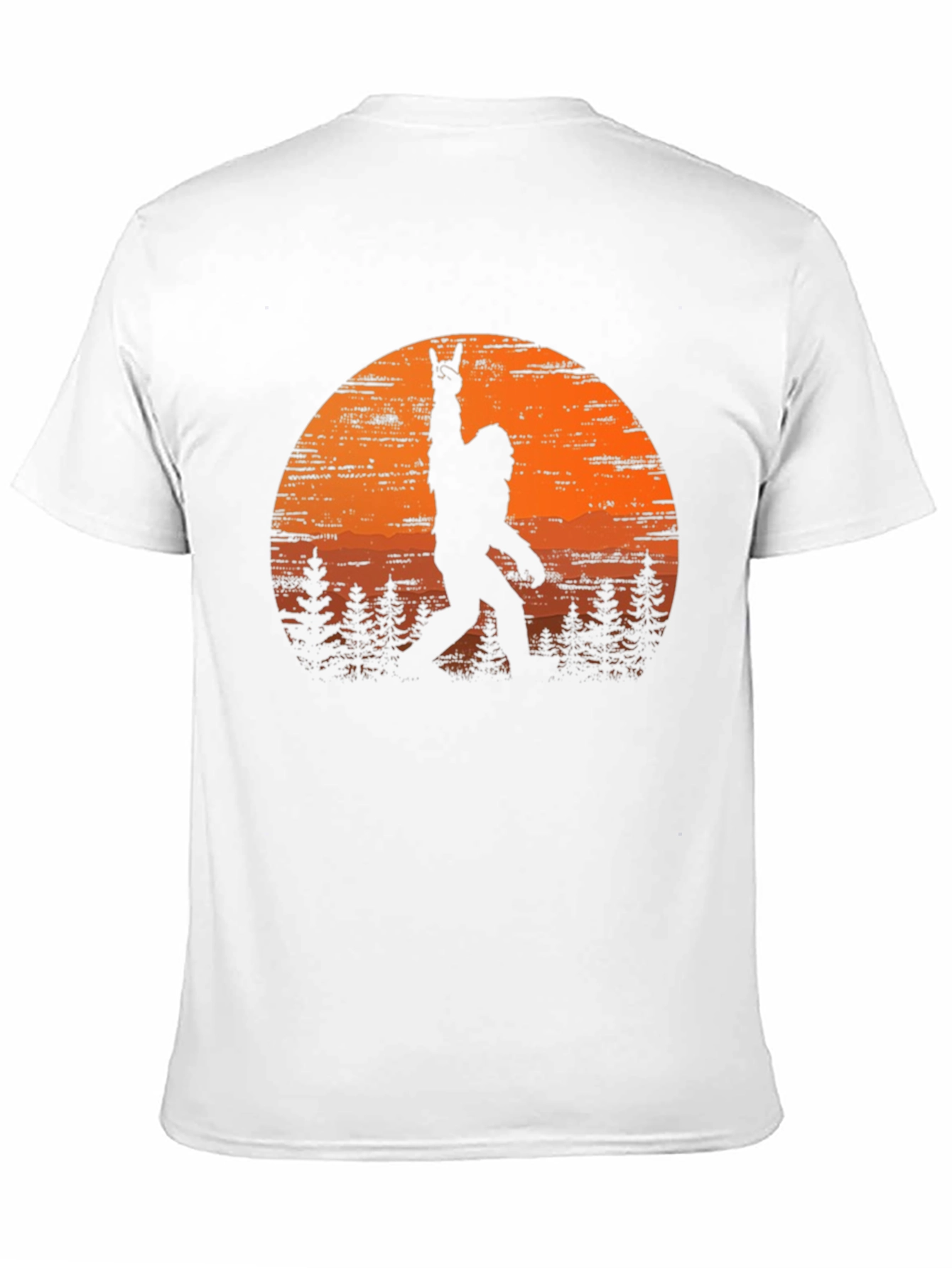 Bigfoot Sunset Rock On T-Shirt
