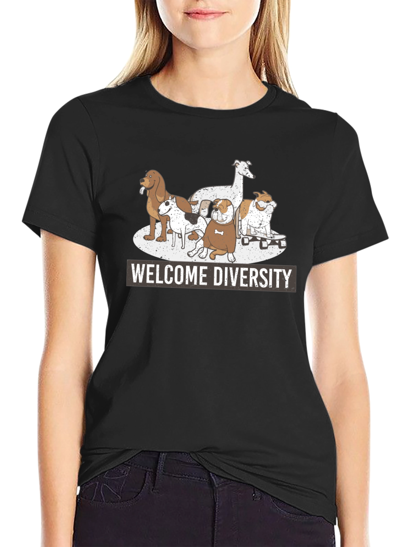 Welcome Diversity Graphic T-Shirt