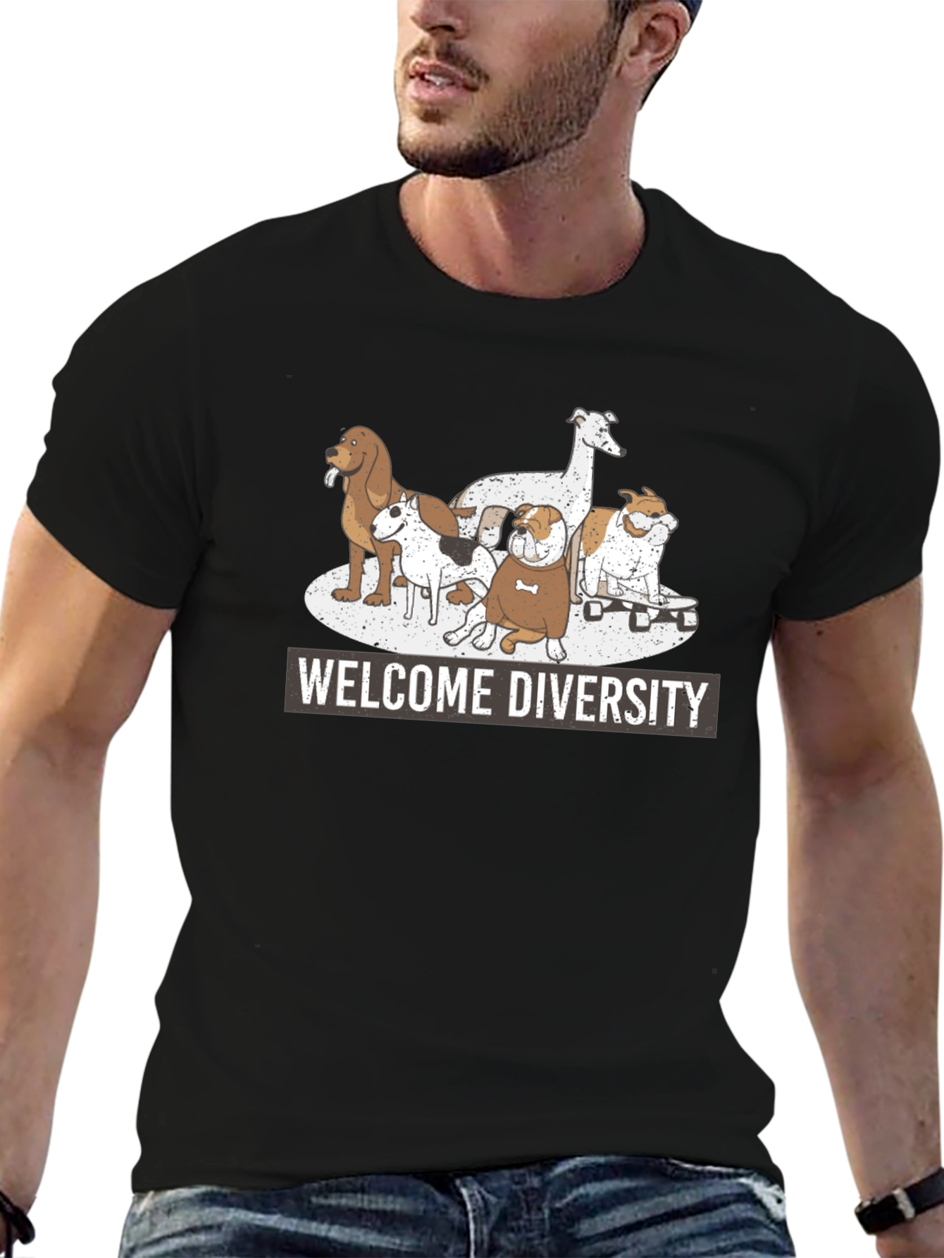 Welcome Diversity Graphic T-Shirt