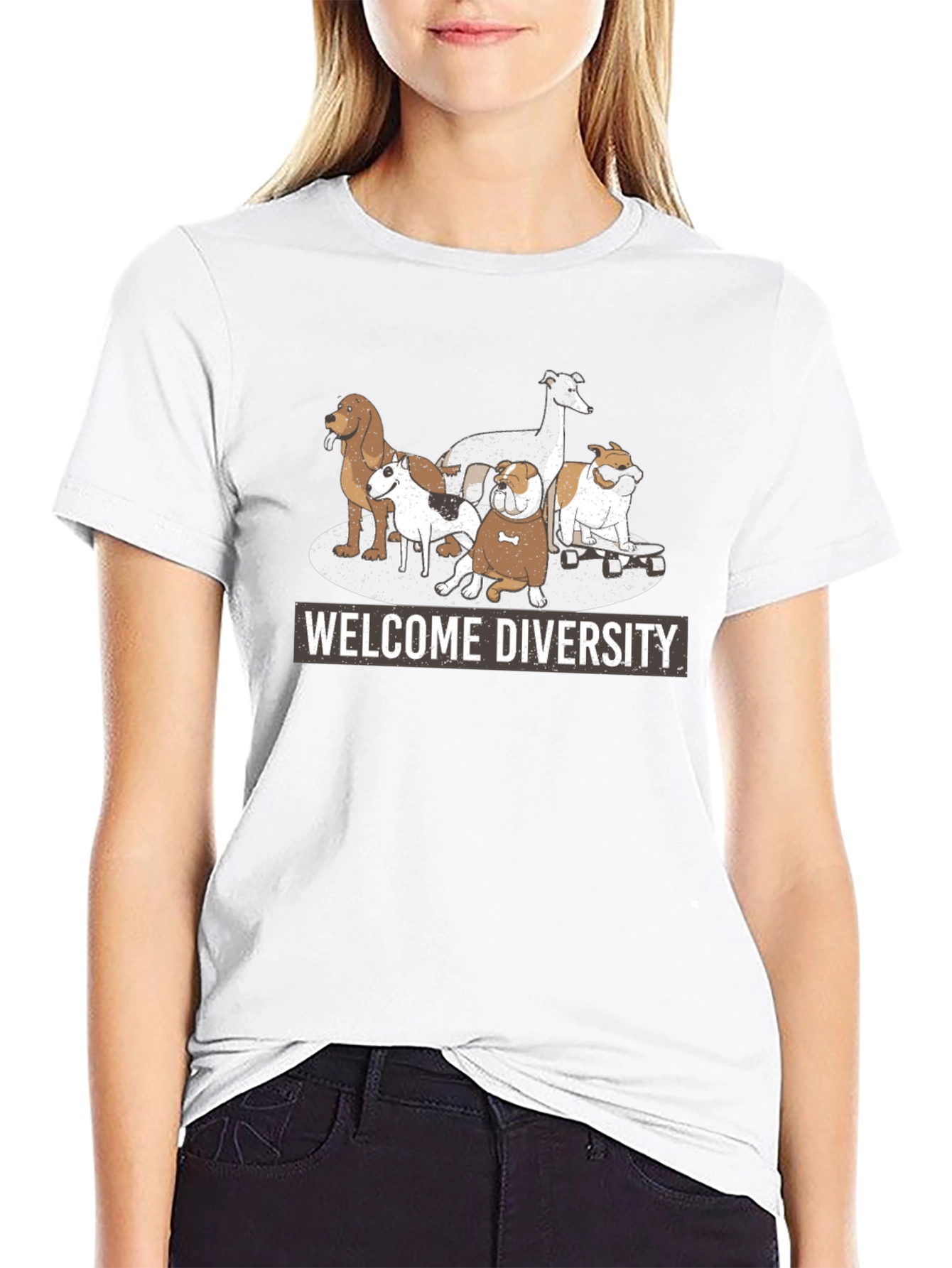Welcome Diversity Graphic T-Shirt