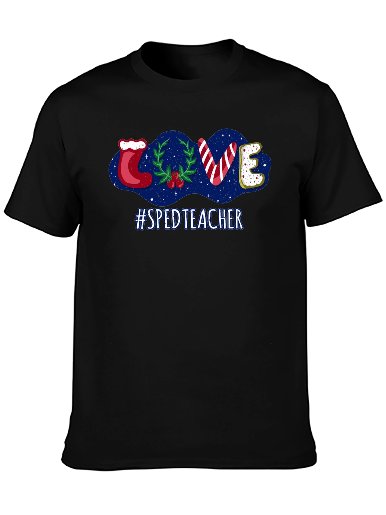 SPED Teacher Christmas Love T-Shirt