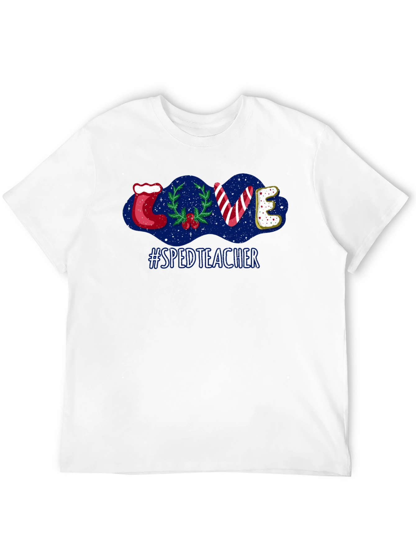 SPED Teacher Christmas Love T-Shirt