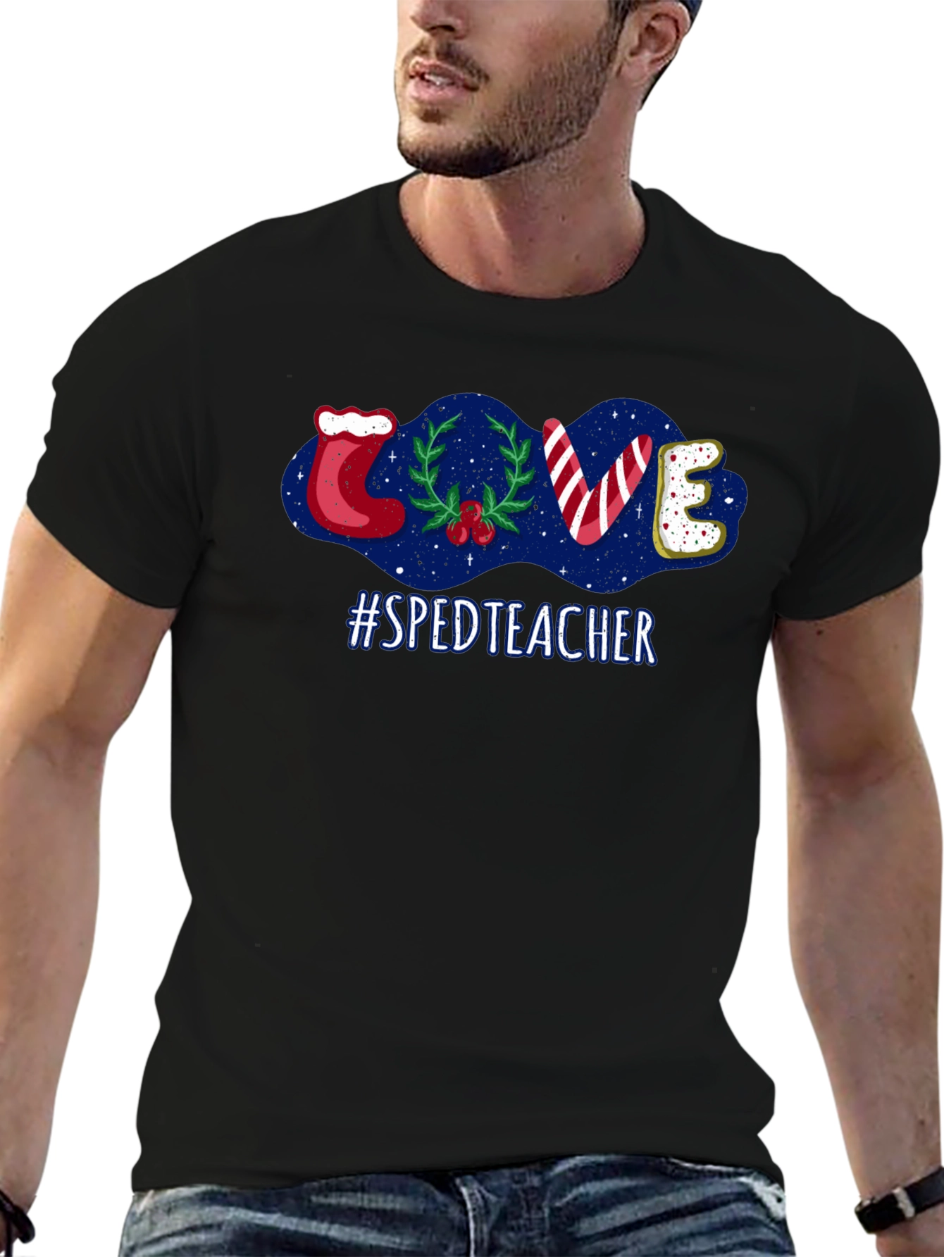 SPED Teacher Christmas Love T-Shirt