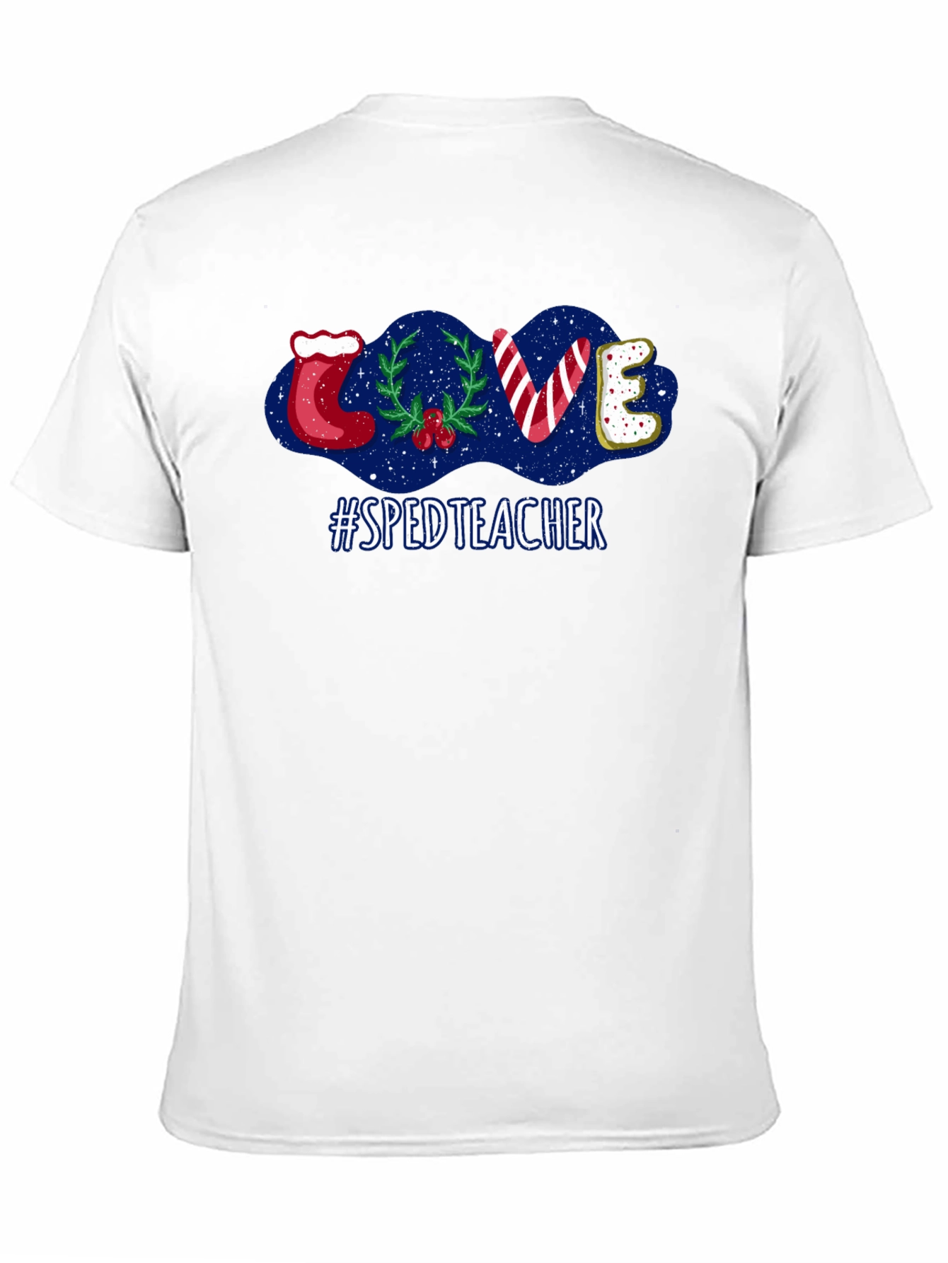 SPED Teacher Christmas Love T-Shirt