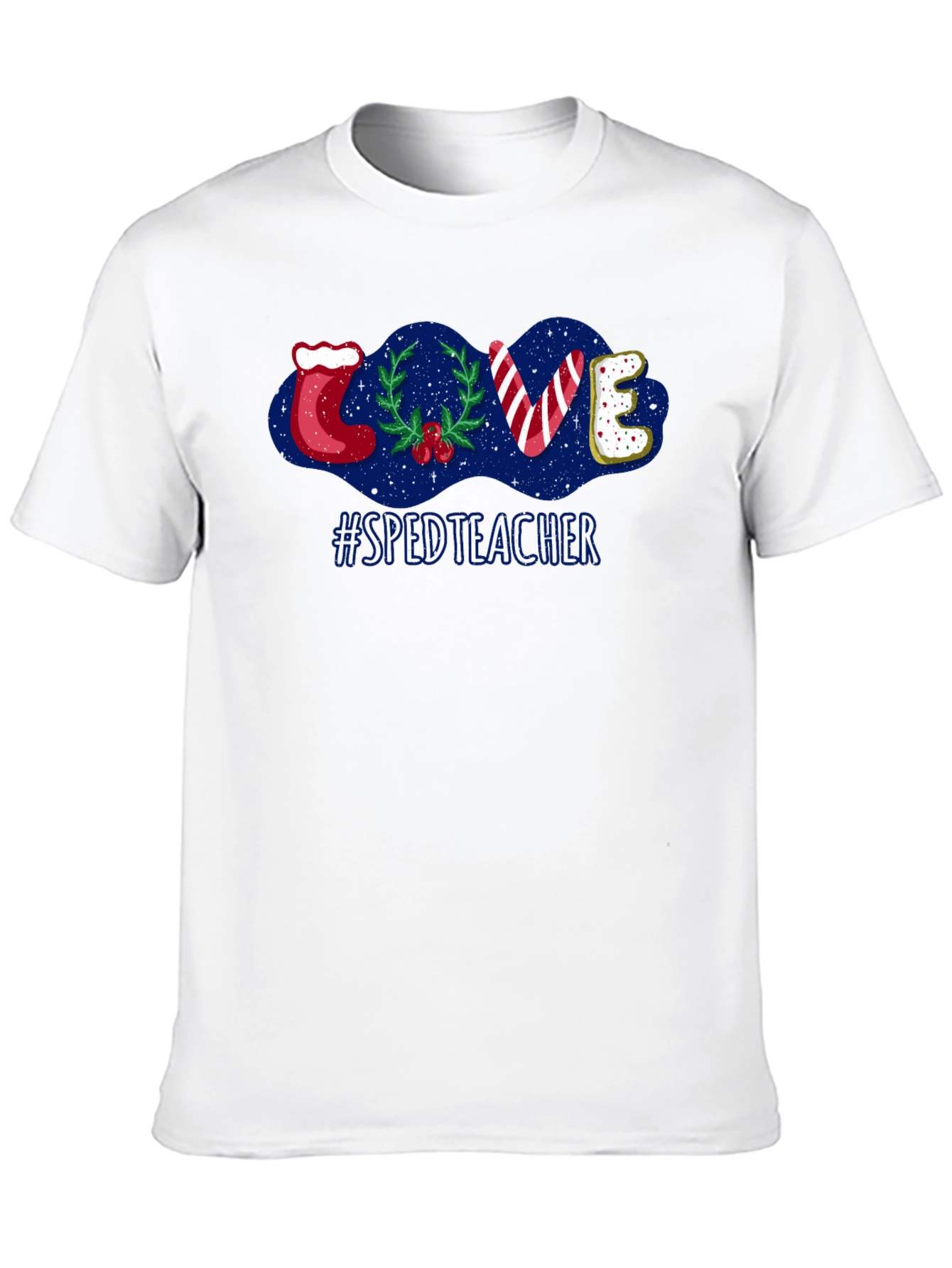 SPED Teacher Christmas Love T-Shirt