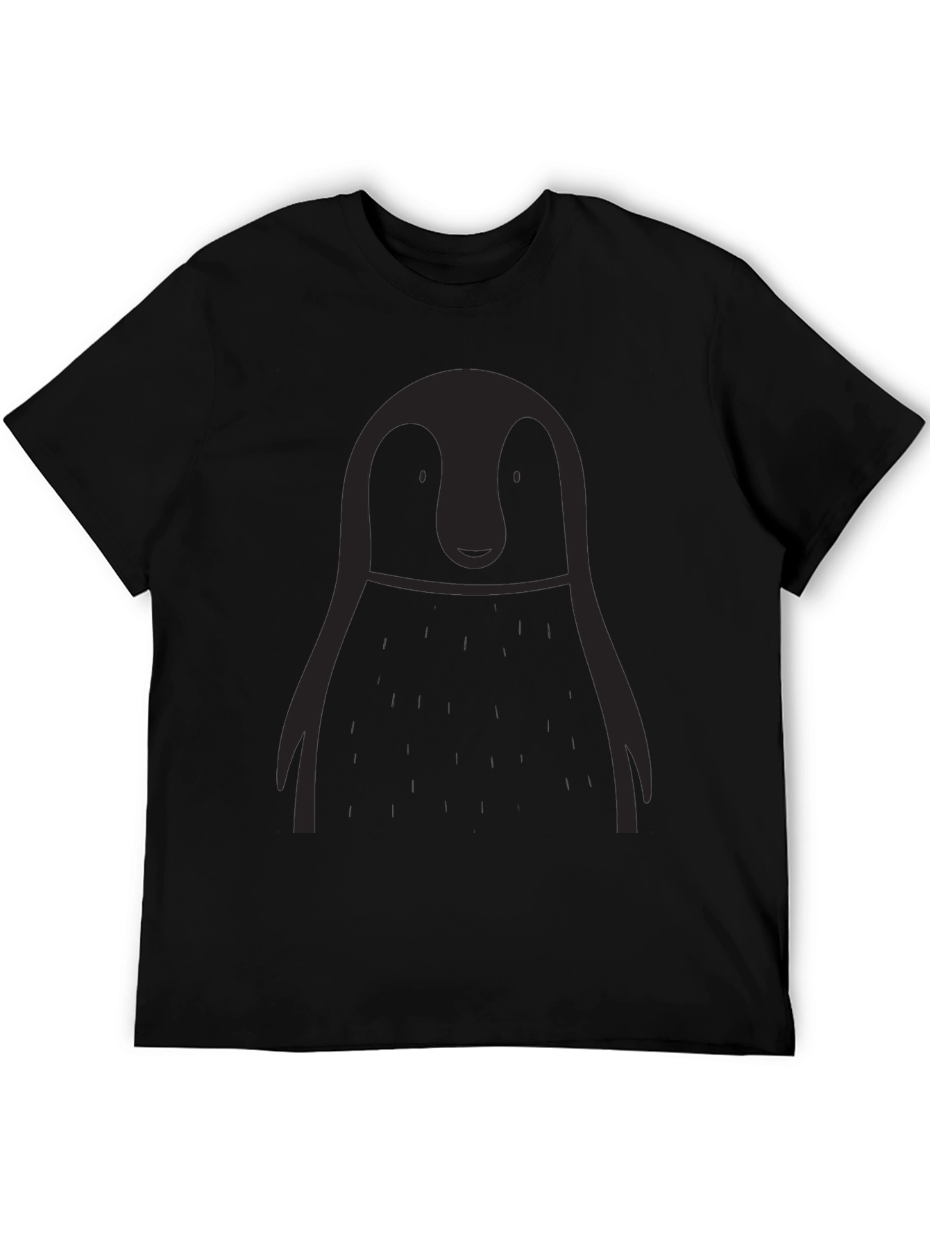 Penguin Graphic Black T-Shirt - Soft Cotton Blend